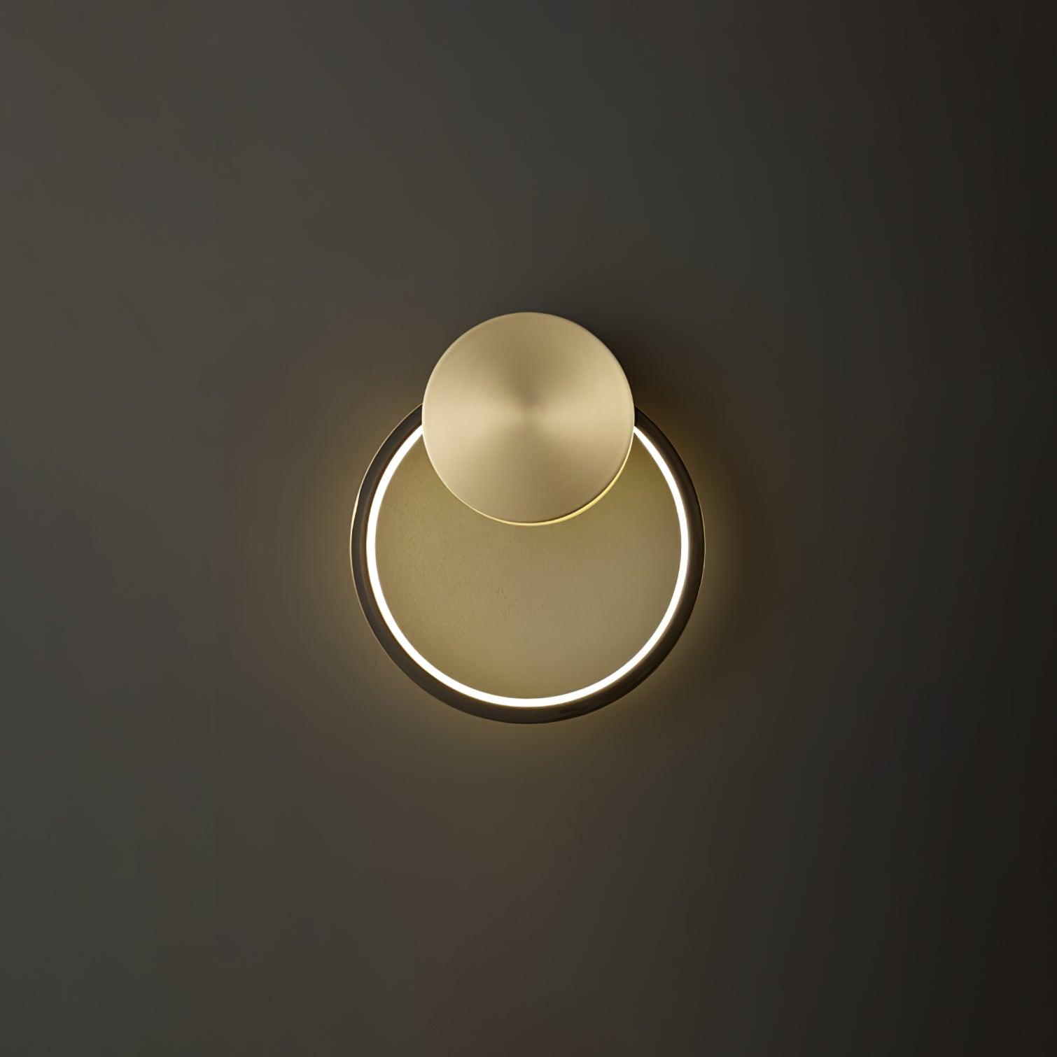 Maisie Wall Light Modern Minimalist Ring Shaped LED Brass - Letslighting