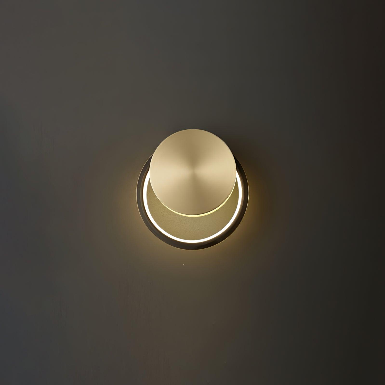 Maisie Wall Light Modern Minimalist Ring Shaped LED Brass - Letslighting