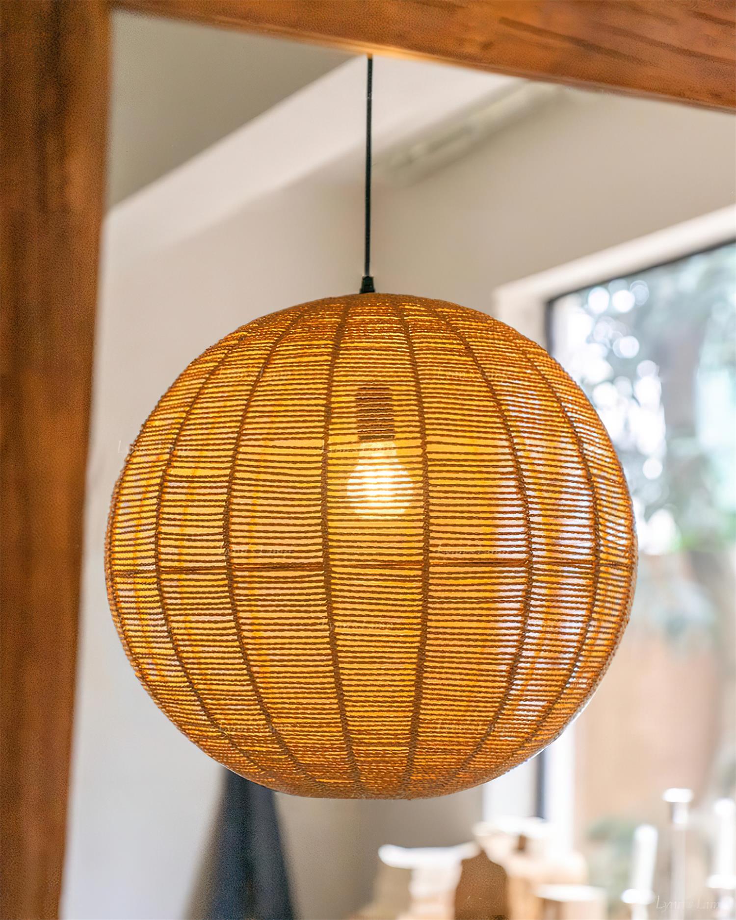 Sola Pendant Light Rattan - Letslighting