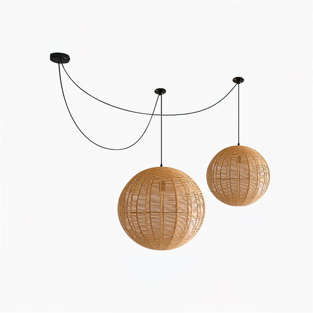 Sola Pendant Light Rattan - Letslighting
