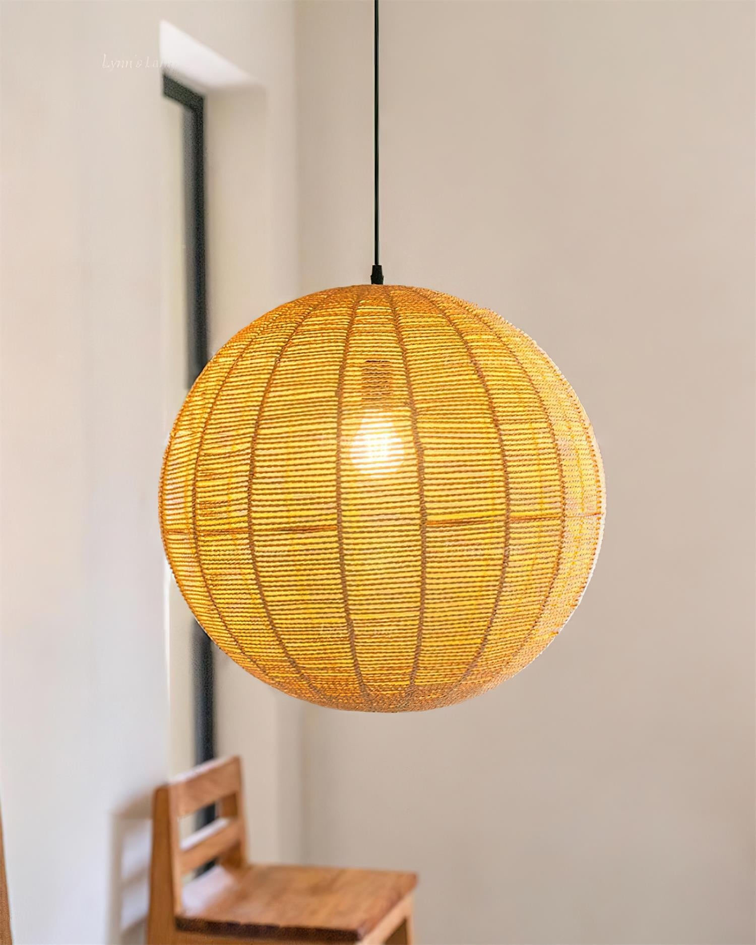 Sola Pendant Light Rattan - Letslighting