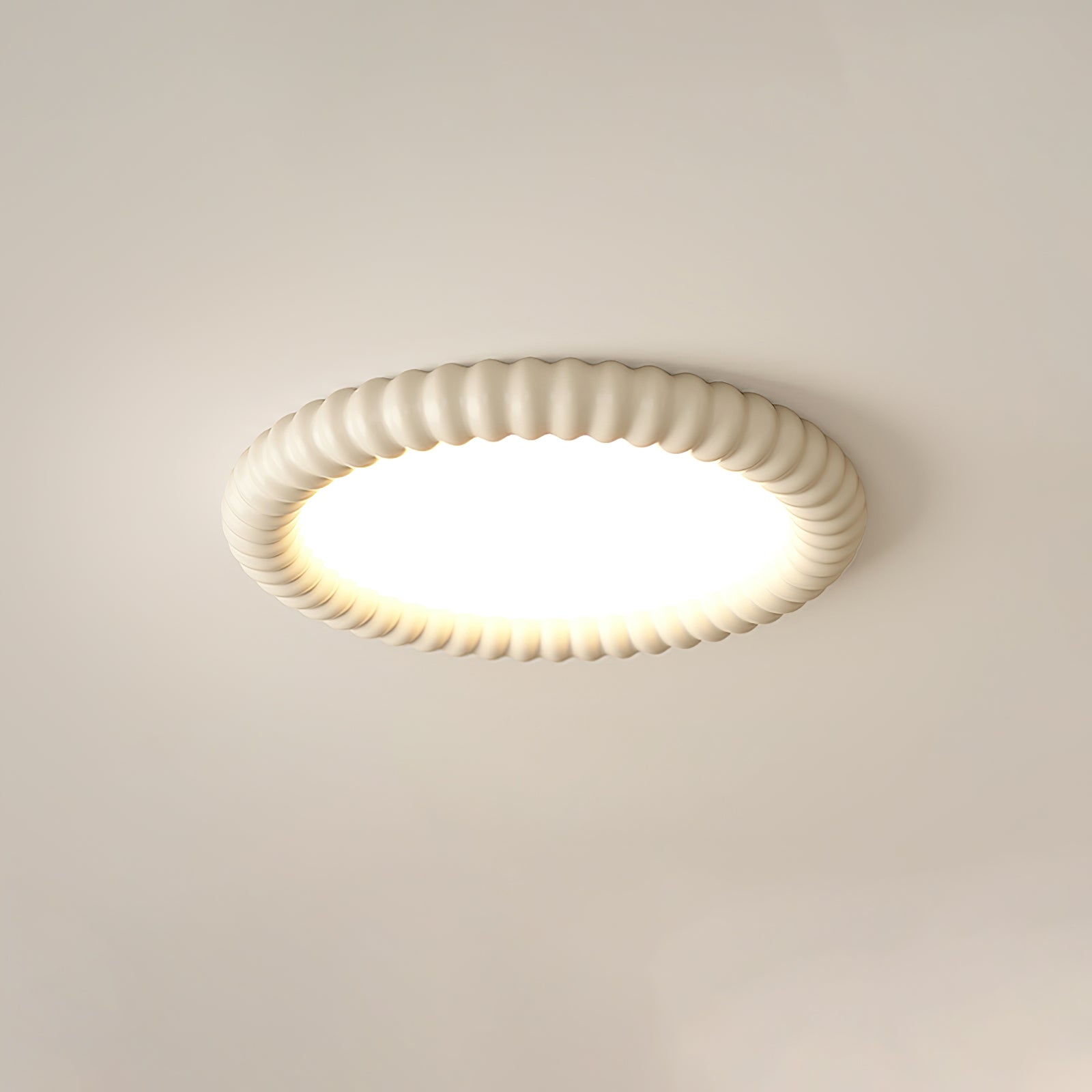 Ulire Nordic Art Ripple Resin Ceiling Light - Letslighting