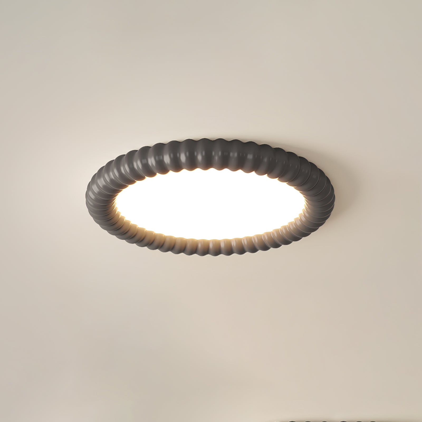 Ulire Nordic Art Ripple Resin Ceiling Light - Letslighting