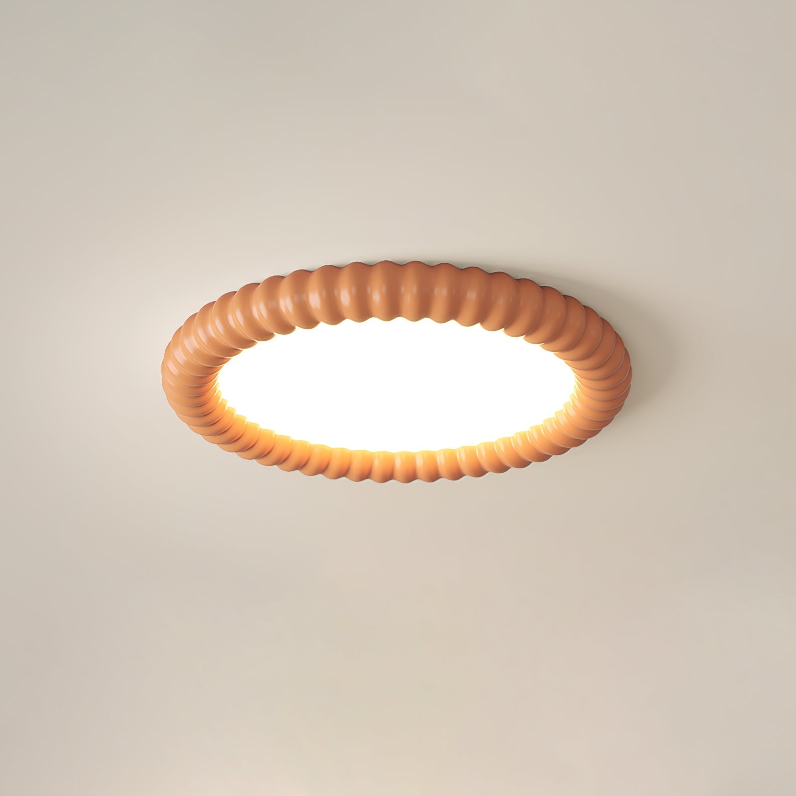 Ulire Nordic Art Ripple Resin Ceiling Light - Letslighting
