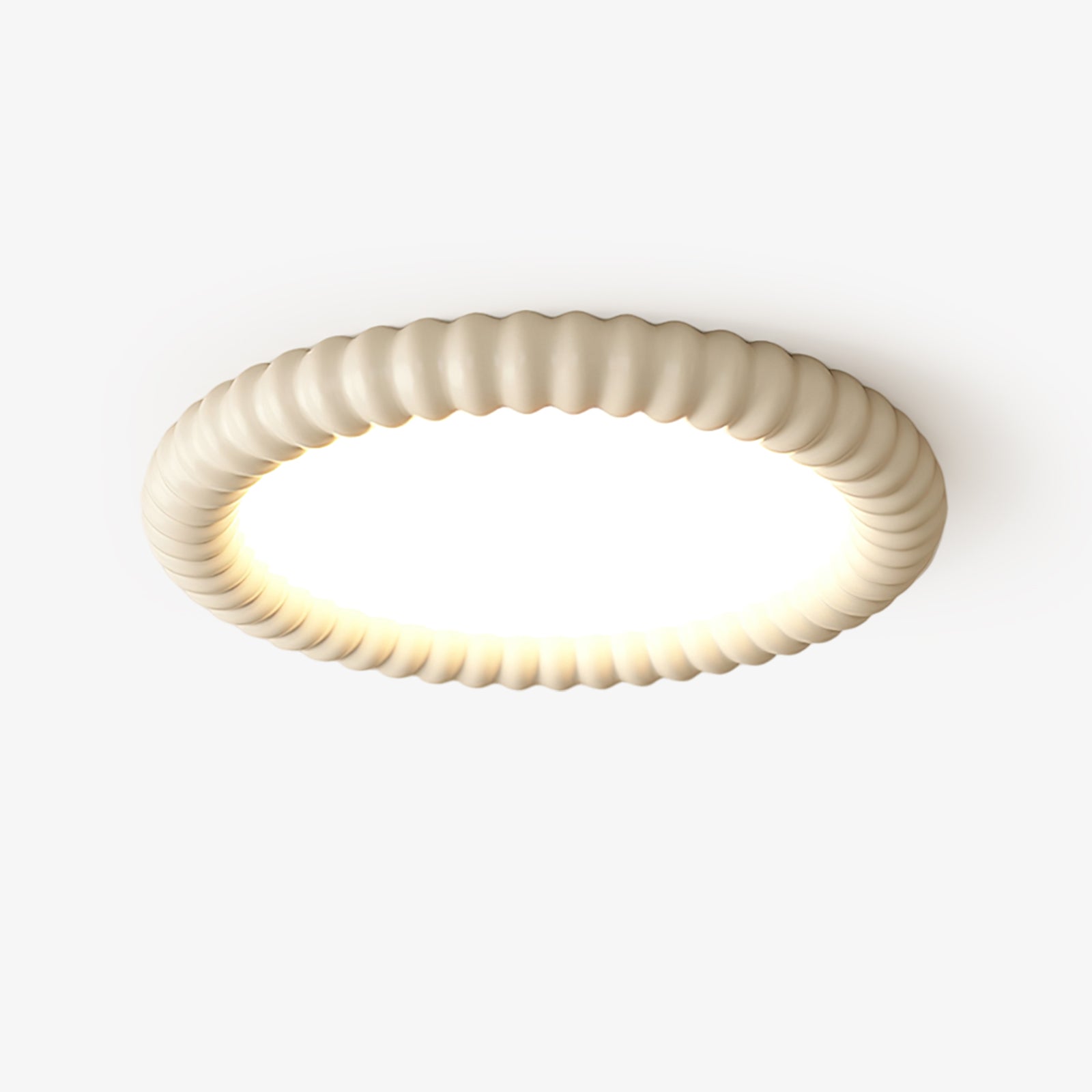 Ulire Nordic Art Ripple Resin Ceiling Light - Letslighting