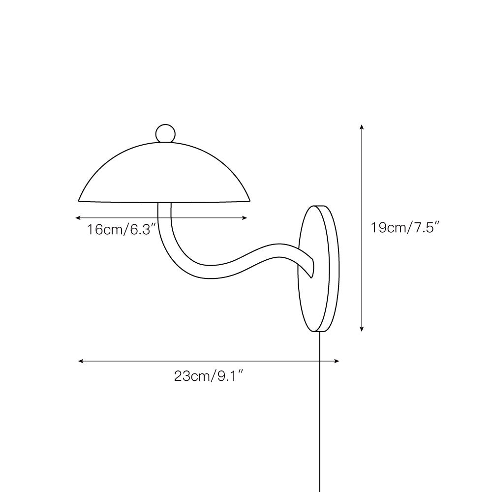 Cetalan Vintage Ripple Plug-in Wall Lamp - Letslighting