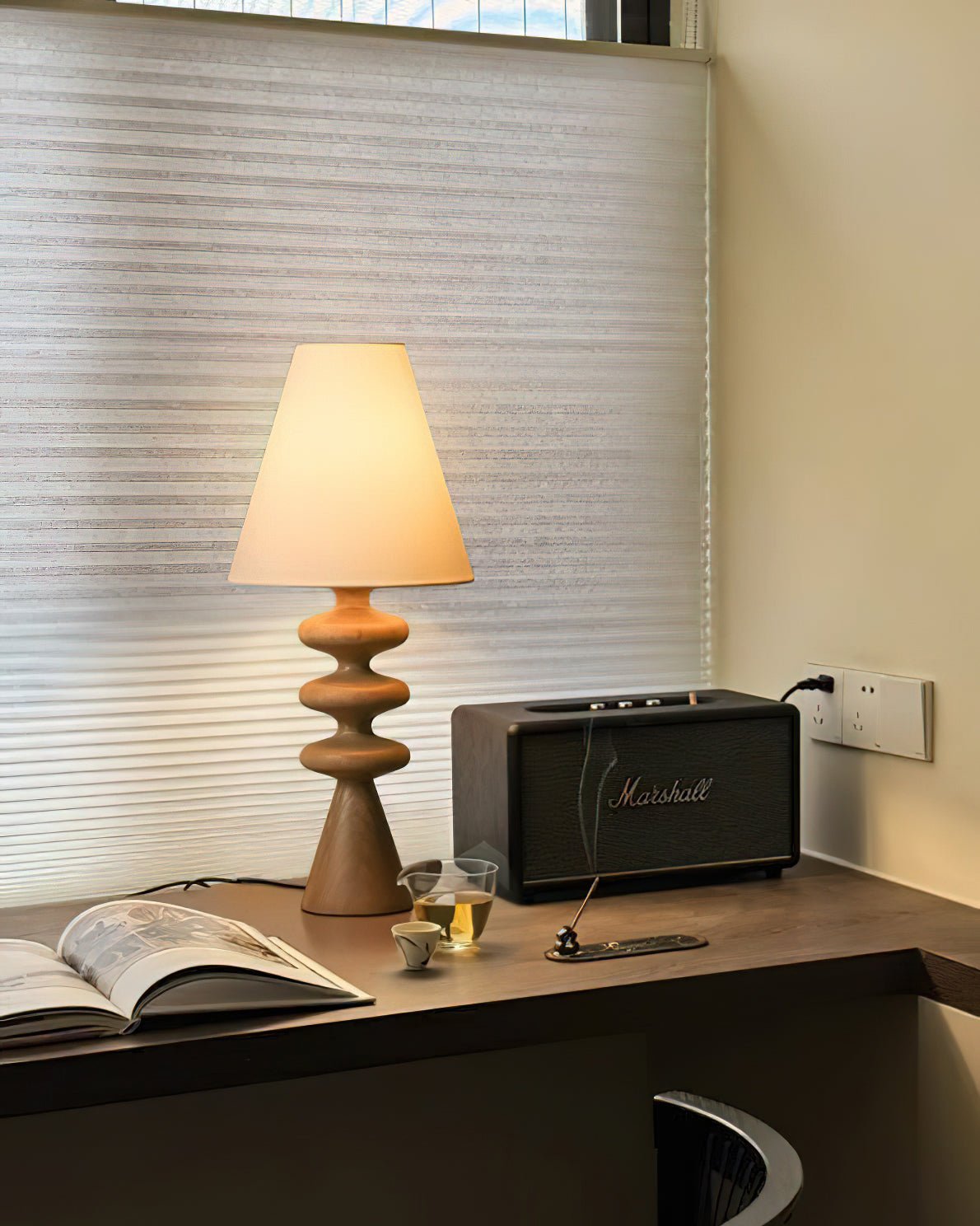 Kameron Modern Wood Table Lamp - Letslighting