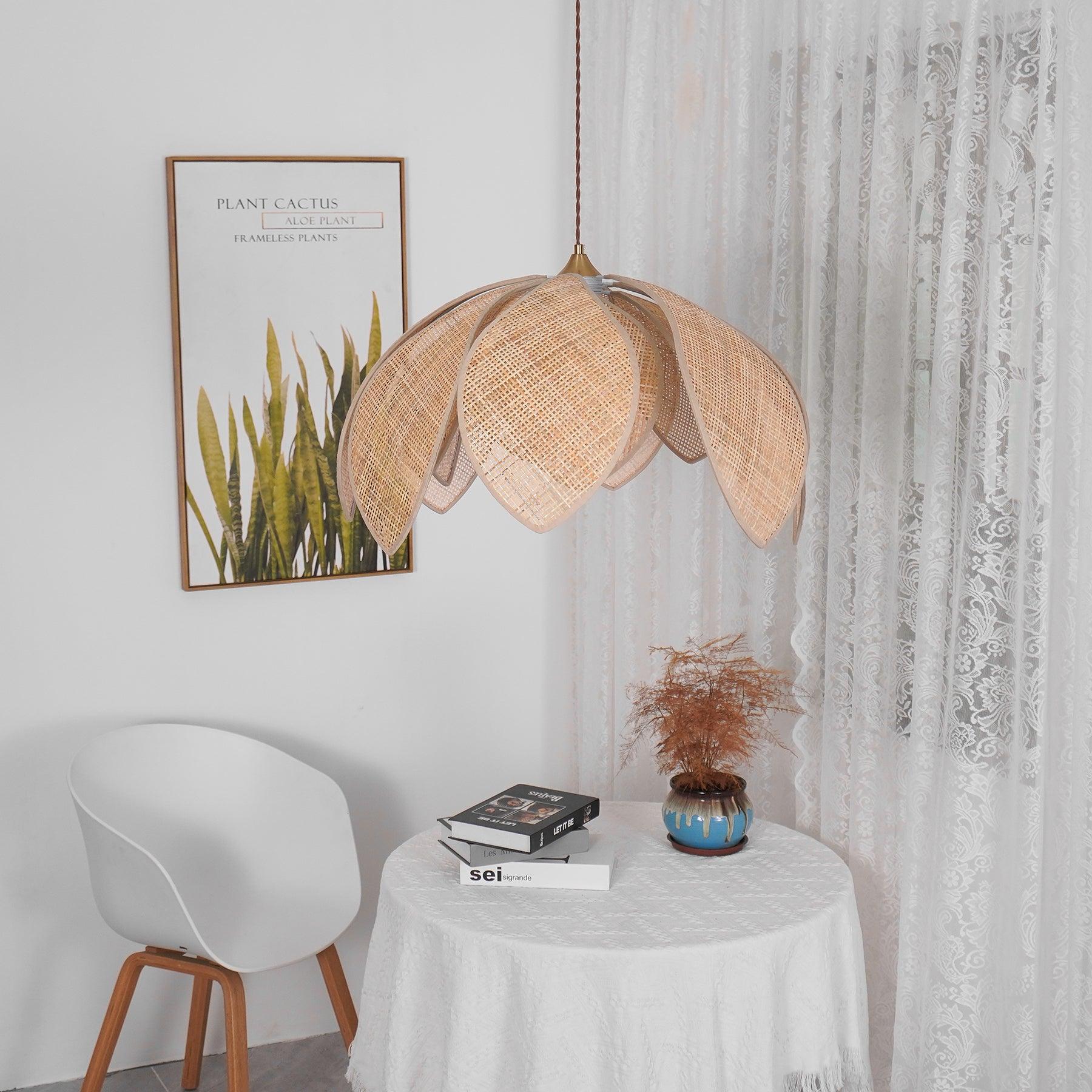 Fionel Rattan Pendant Lamp - Letslighting