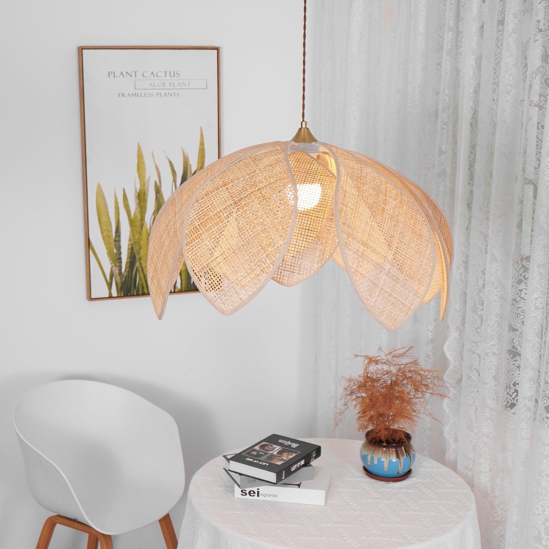 Fionel Rattan Pendant Lamp - Letslighting