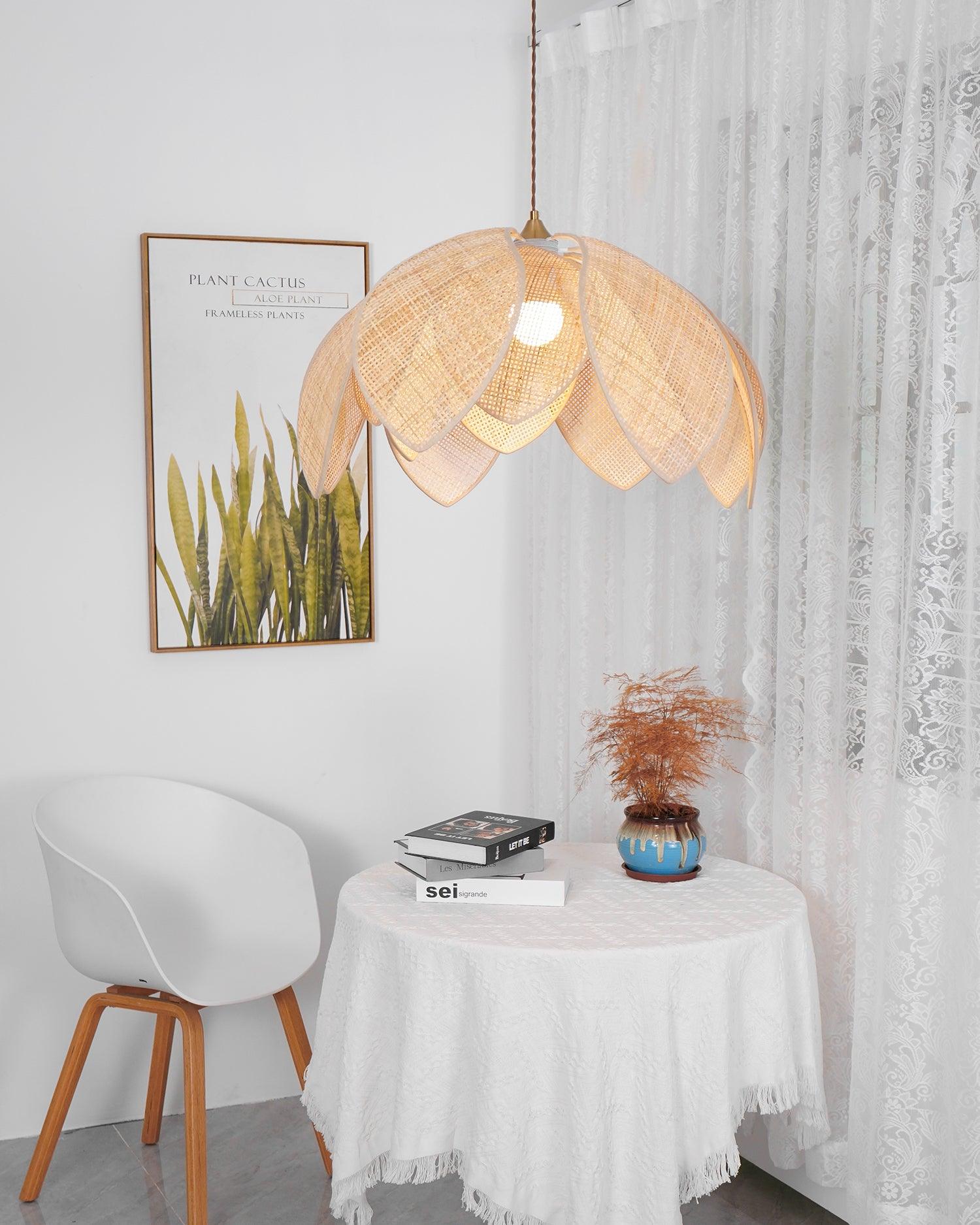Fionel Rattan Pendant Lamp - Letslighting