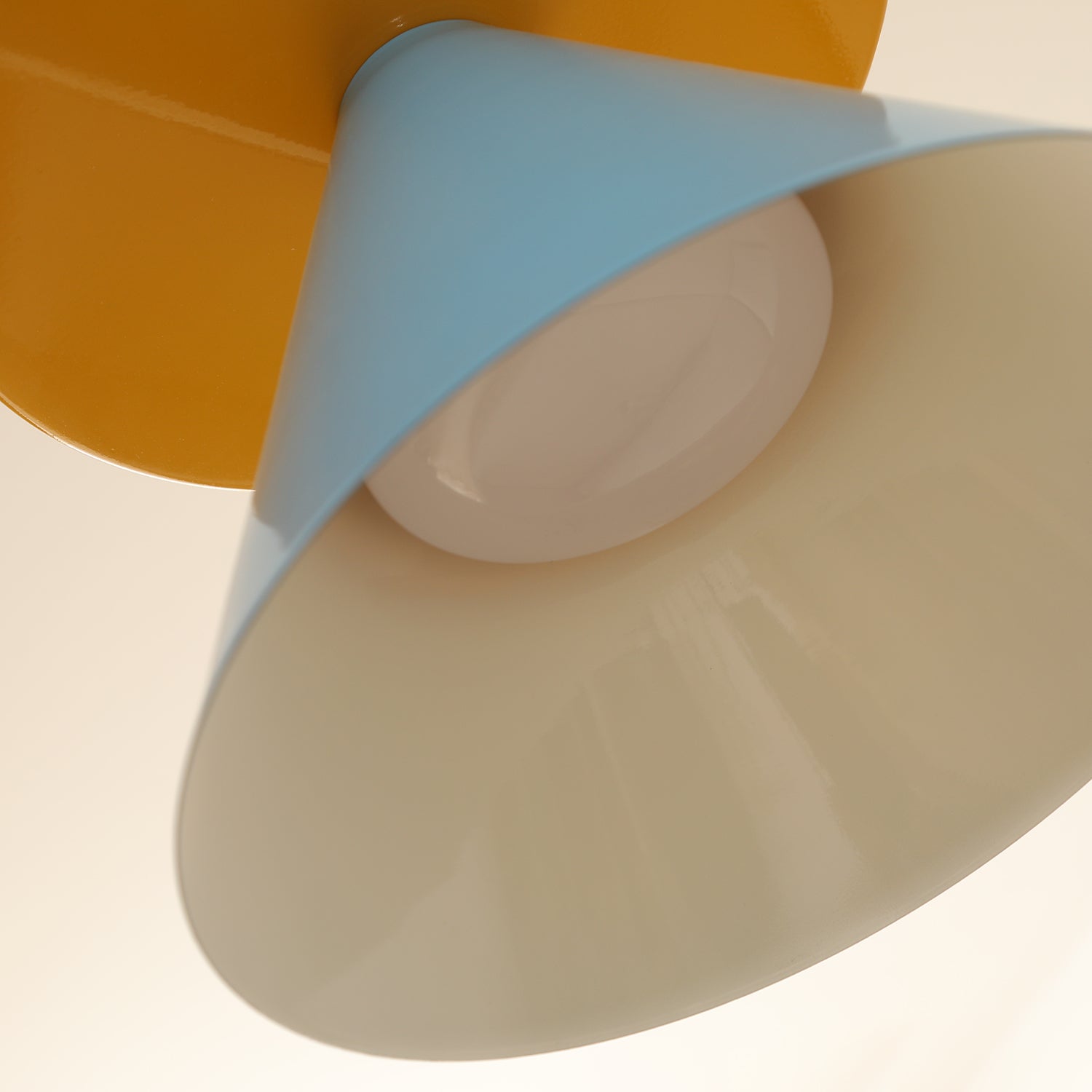 Riva Pendant Lamp Striped Conical Playful Vibrant - Letslighting