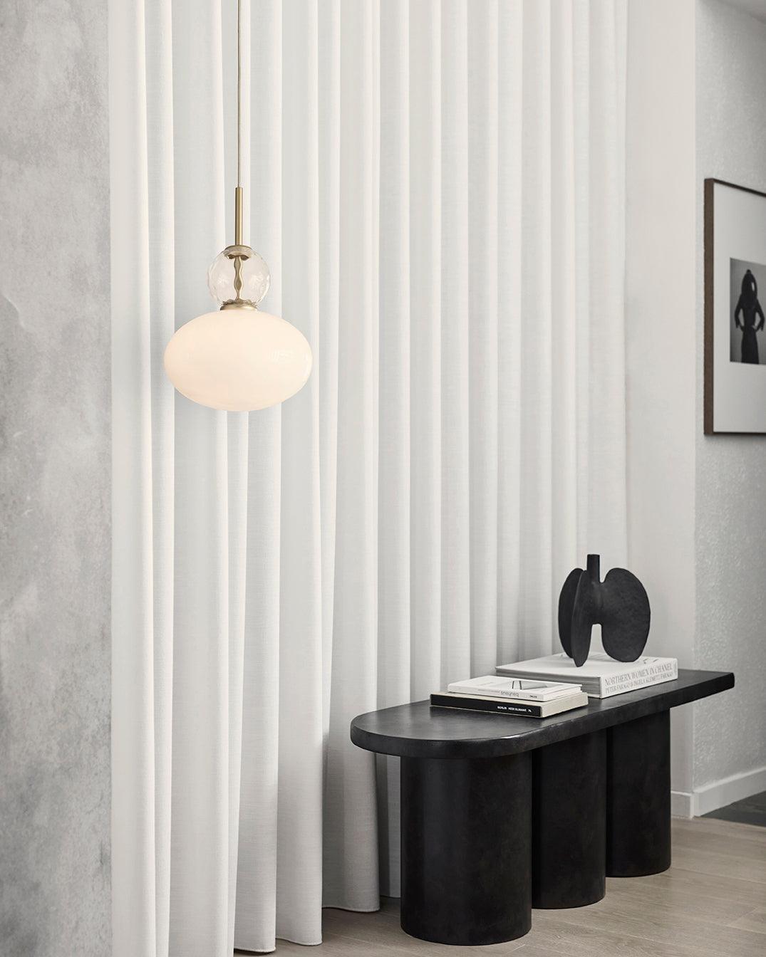 Orbelin Glass and Brass Pendant Lamp - Letslighting