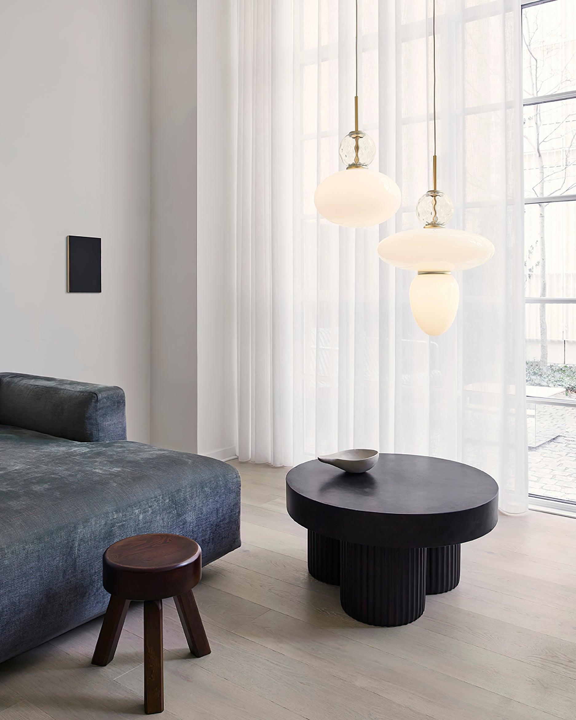 Orbelin Glass and Brass Pendant Lamp - Letslighting