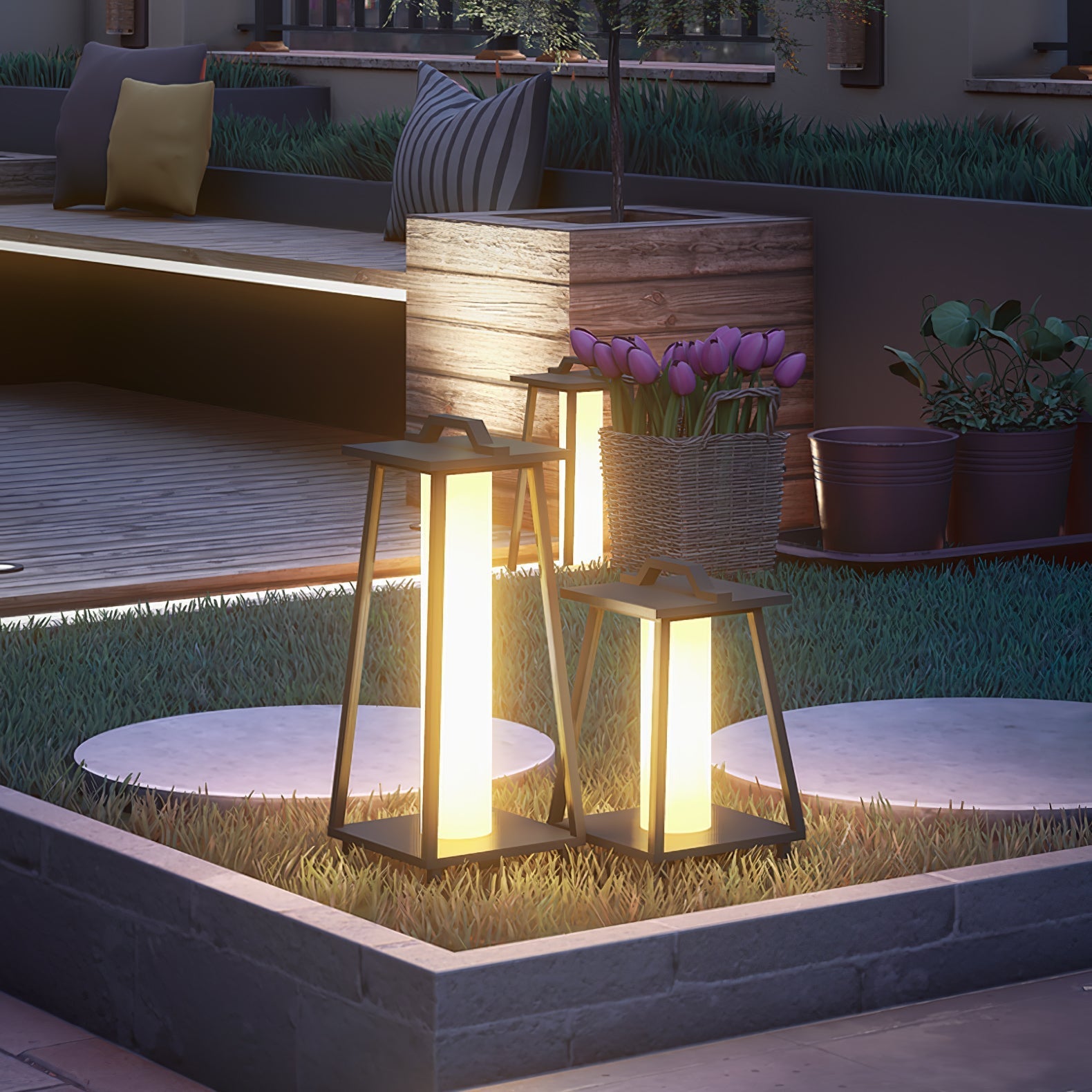 Ray Trapezoid-shaped Portable Outdoor Light - Letslighting