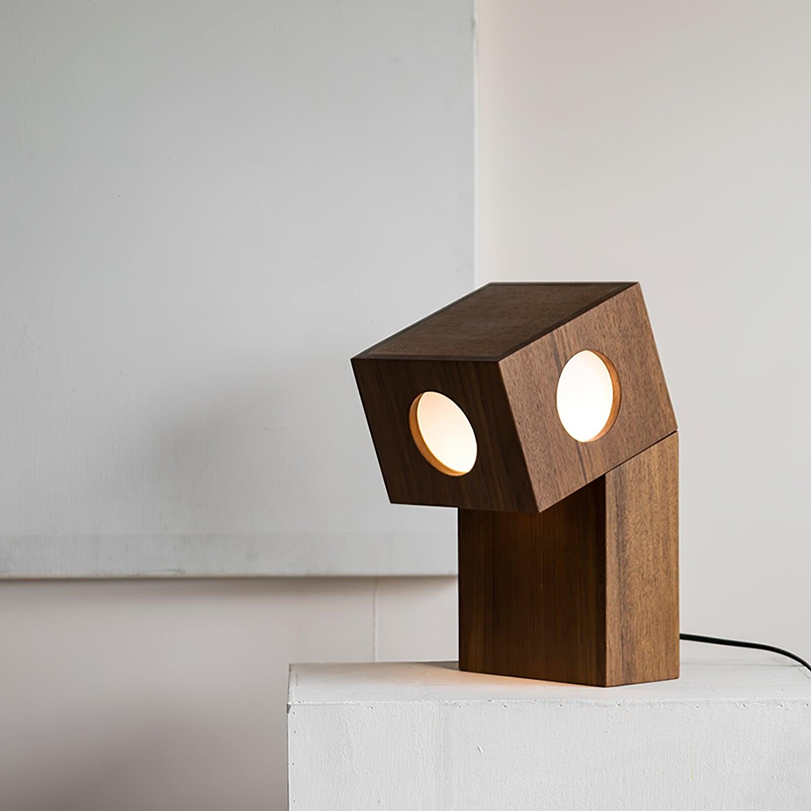Geo Modern Wood Table Lamp - Letslighting