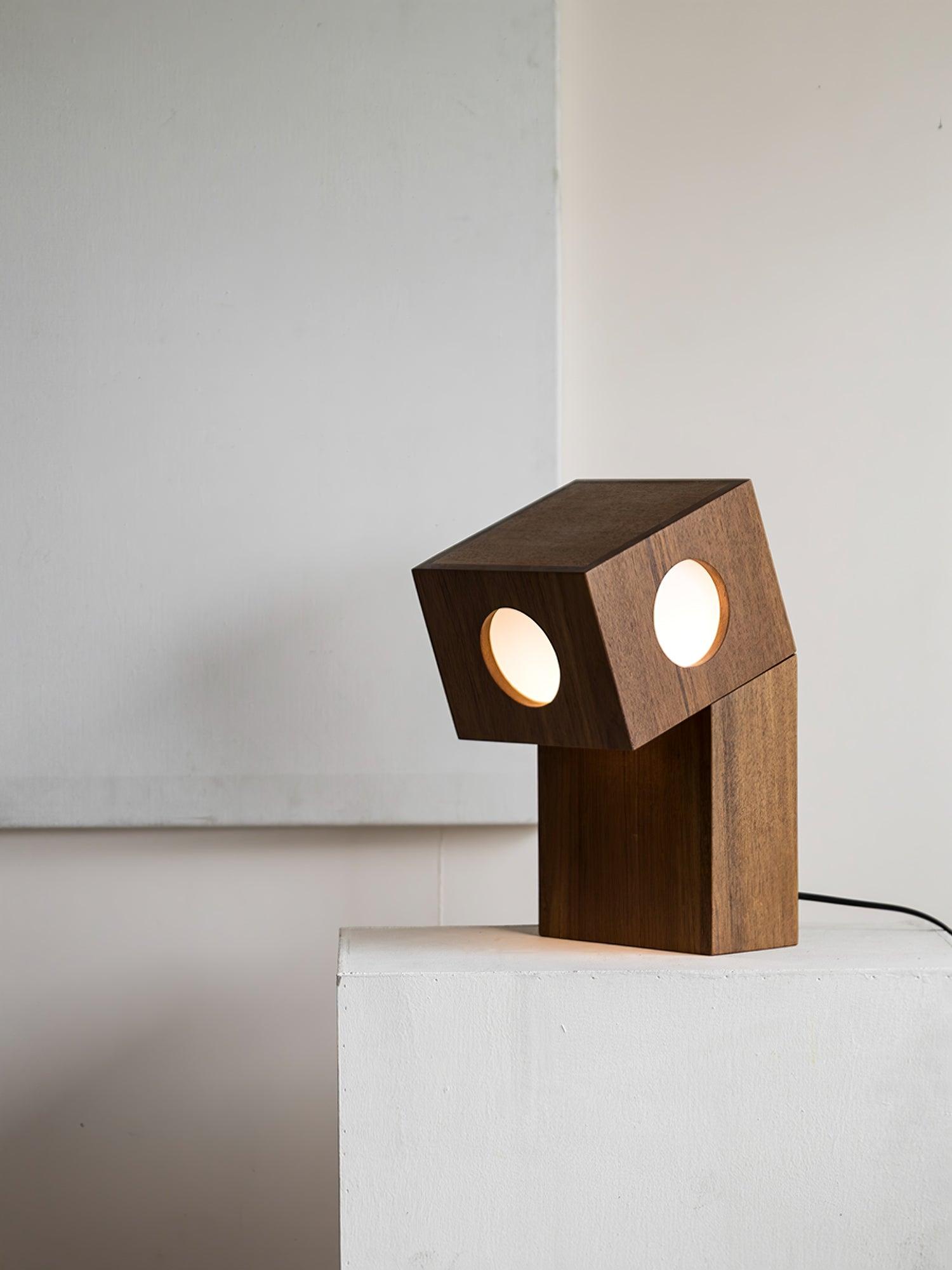 Geo Modern Wood Table Lamp - Letslighting