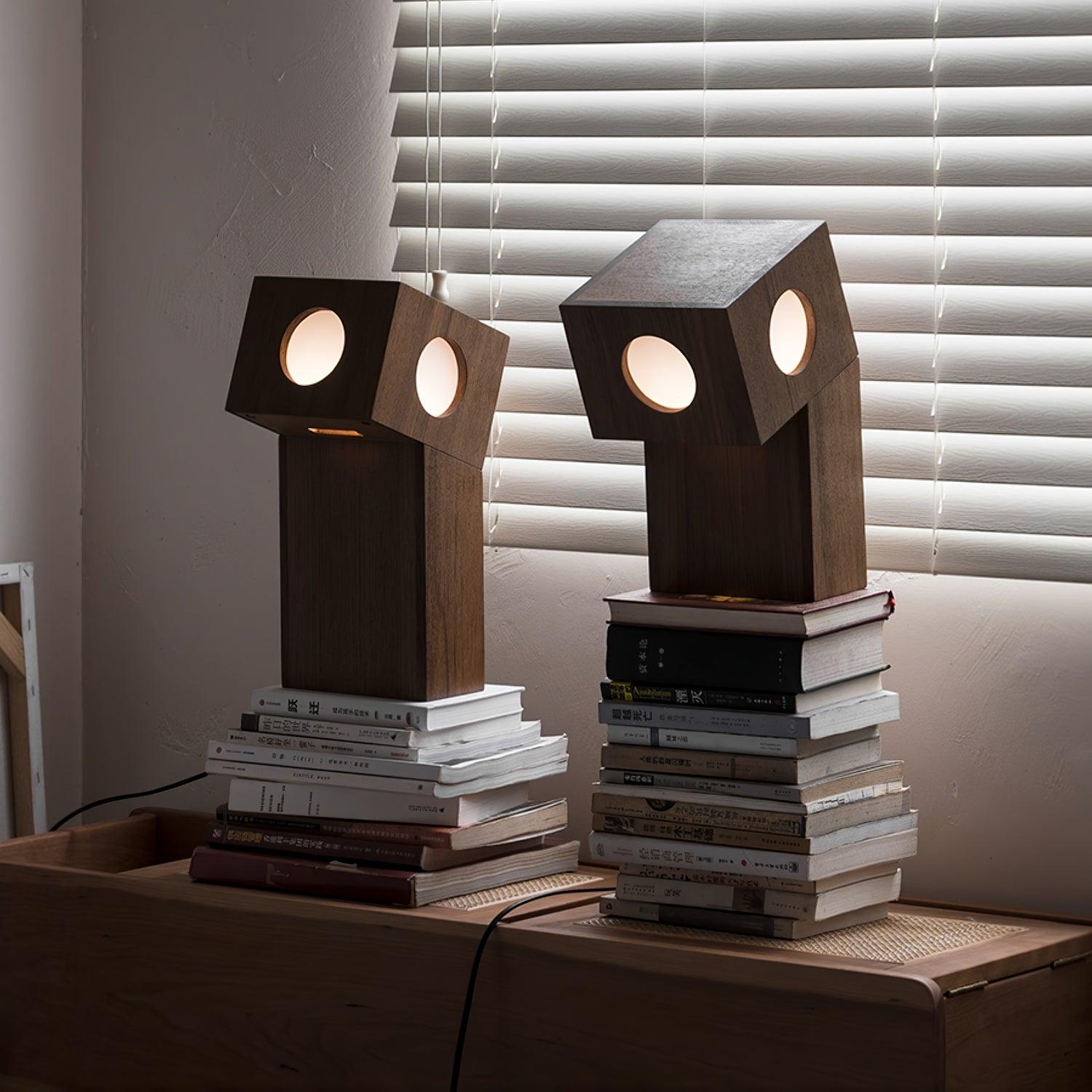 Geo Modern Wood Table Lamp - Letslighting
