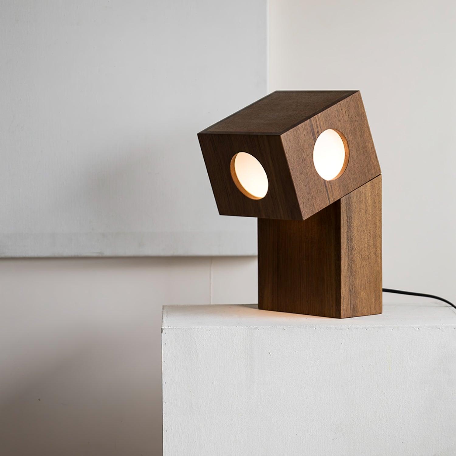 Geo Modern Wood Table Lamp - Letslighting