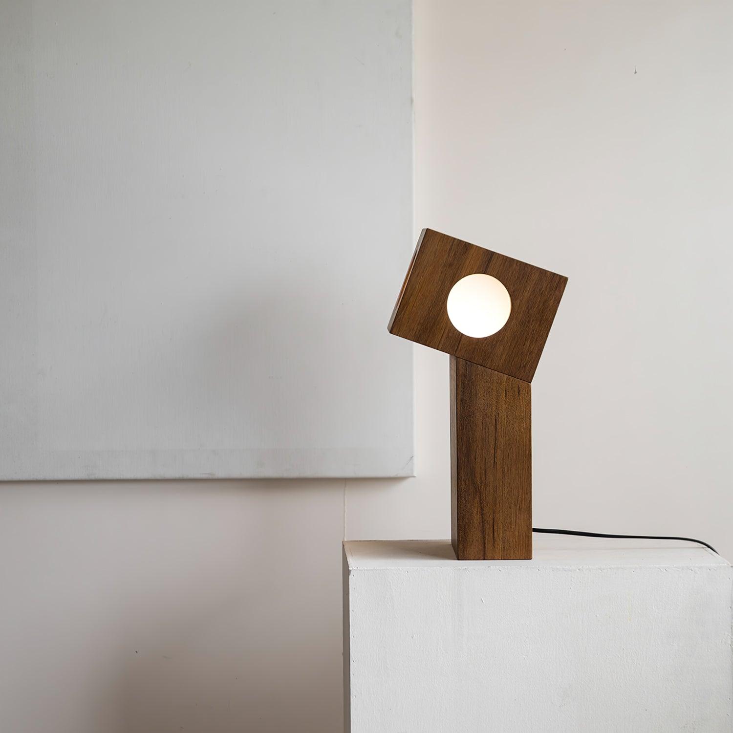 Geo Modern Wood Table Lamp - Letslighting