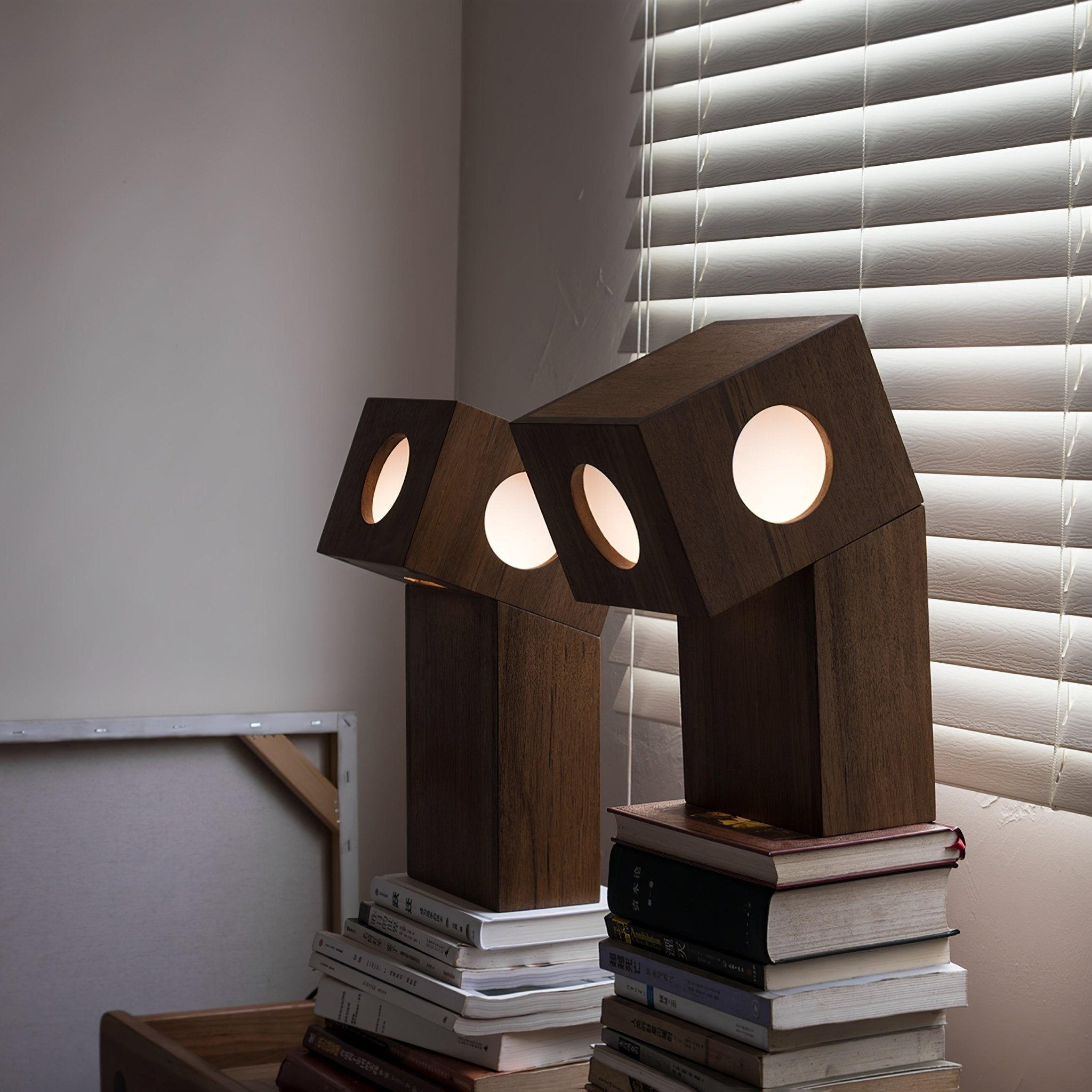 Geo Modern Wood Table Lamp - Letslighting