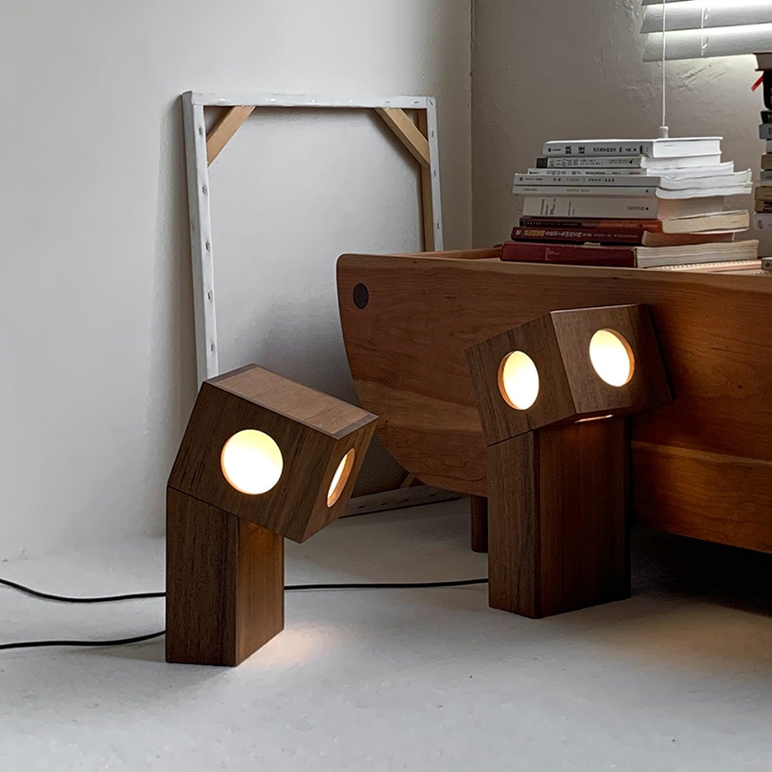 Geo Modern Wood Table Lamp - Letslighting