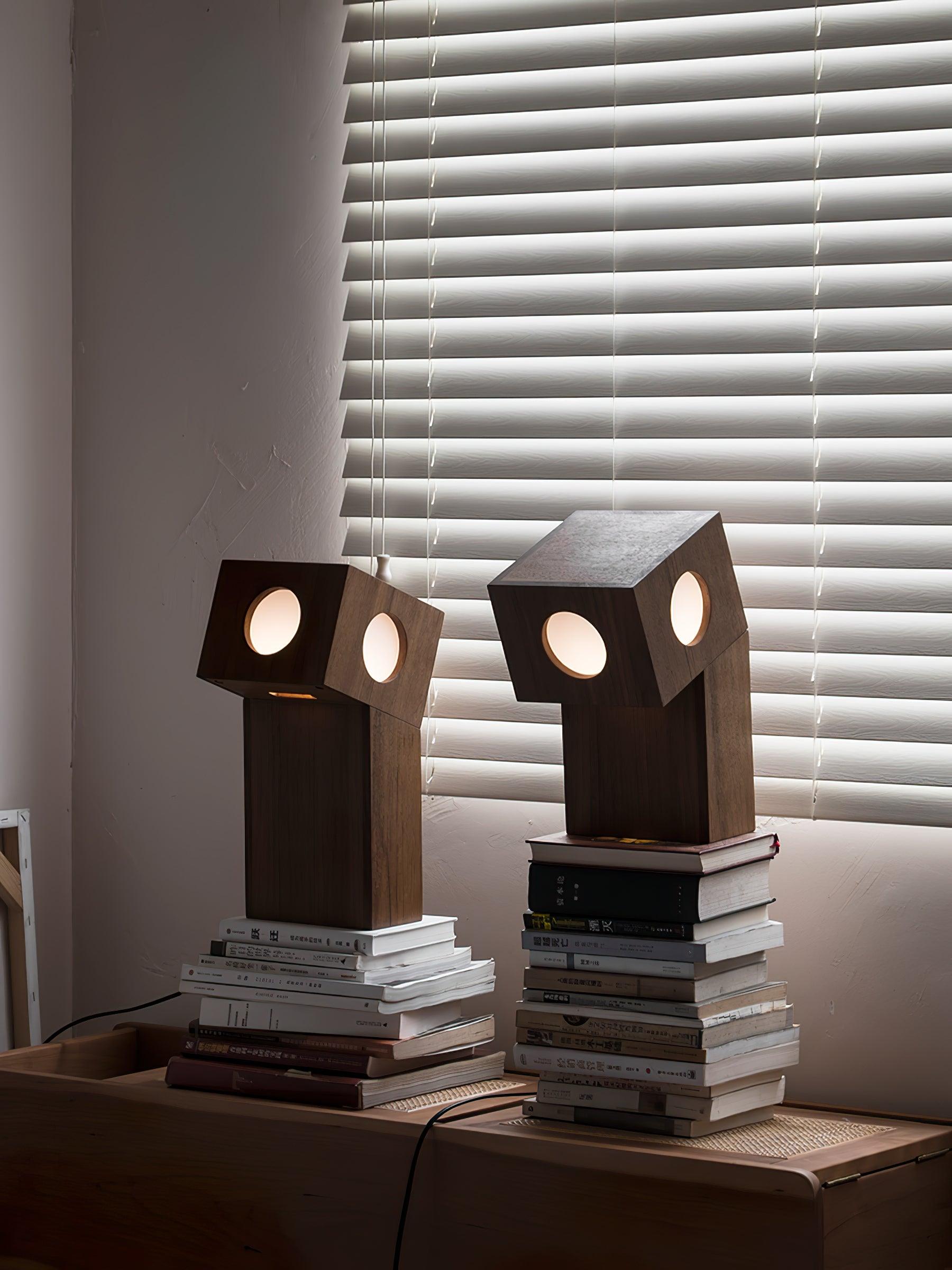 Geo Modern Wood Table Lamp - Letslighting