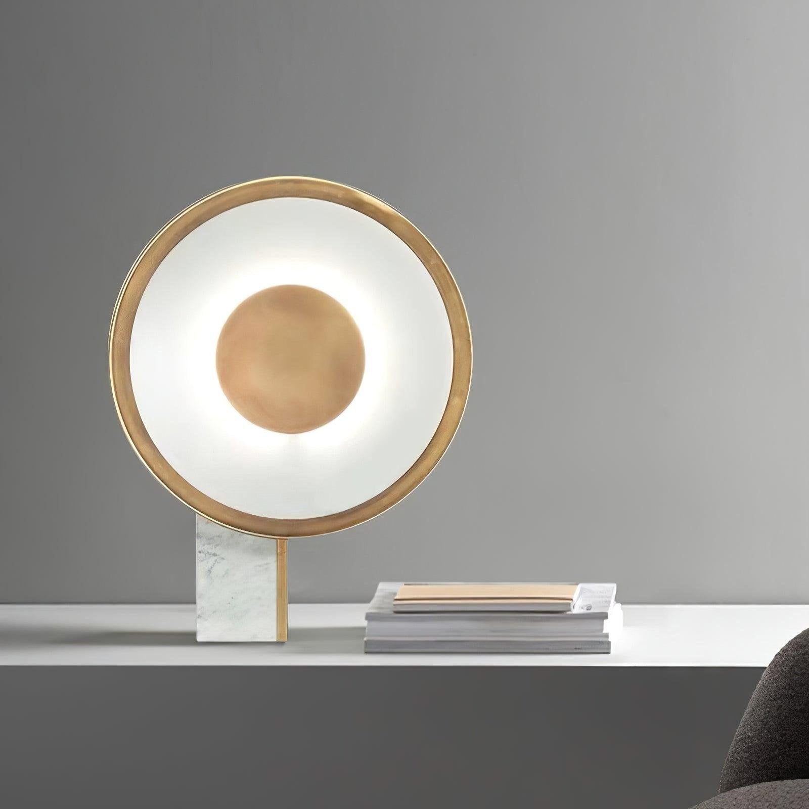 Tessain Marble Minimalist Table Lamp - Letslighting