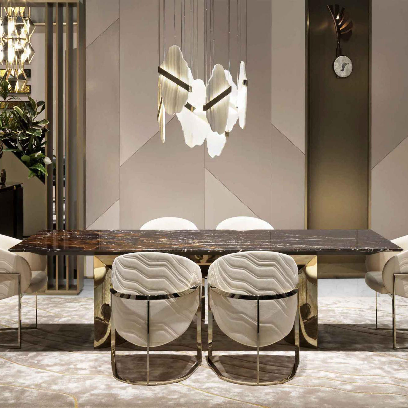 Olraeos Elegance Rock Jade Chandelier - Letslighting