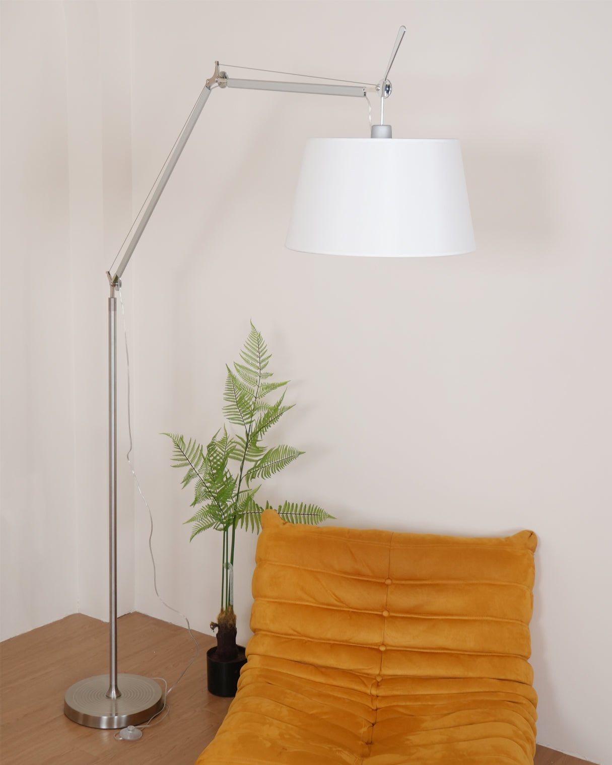 Ciroce Fabric Industrial Floor Lamp - Letslighting