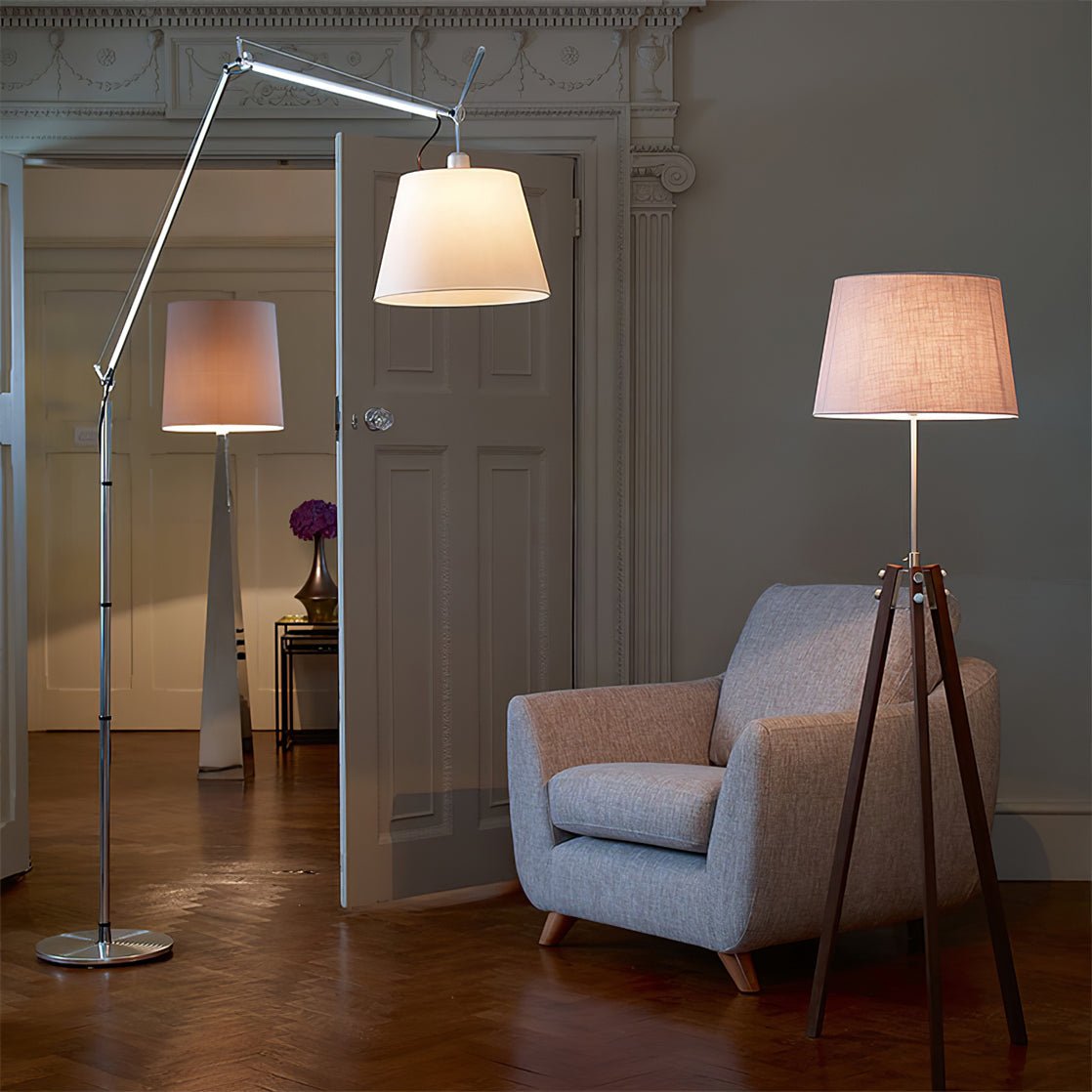 Ciroce Fabric Industrial Floor Lamp - Letslighting