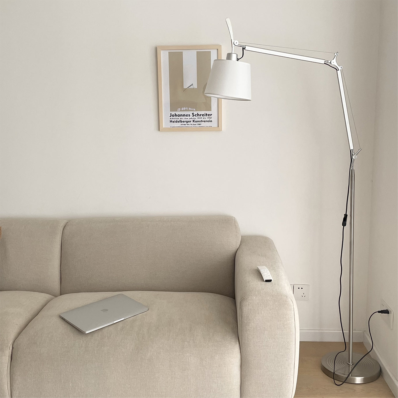 Ciroce Fabric Industrial Floor Lamp - Letslighting