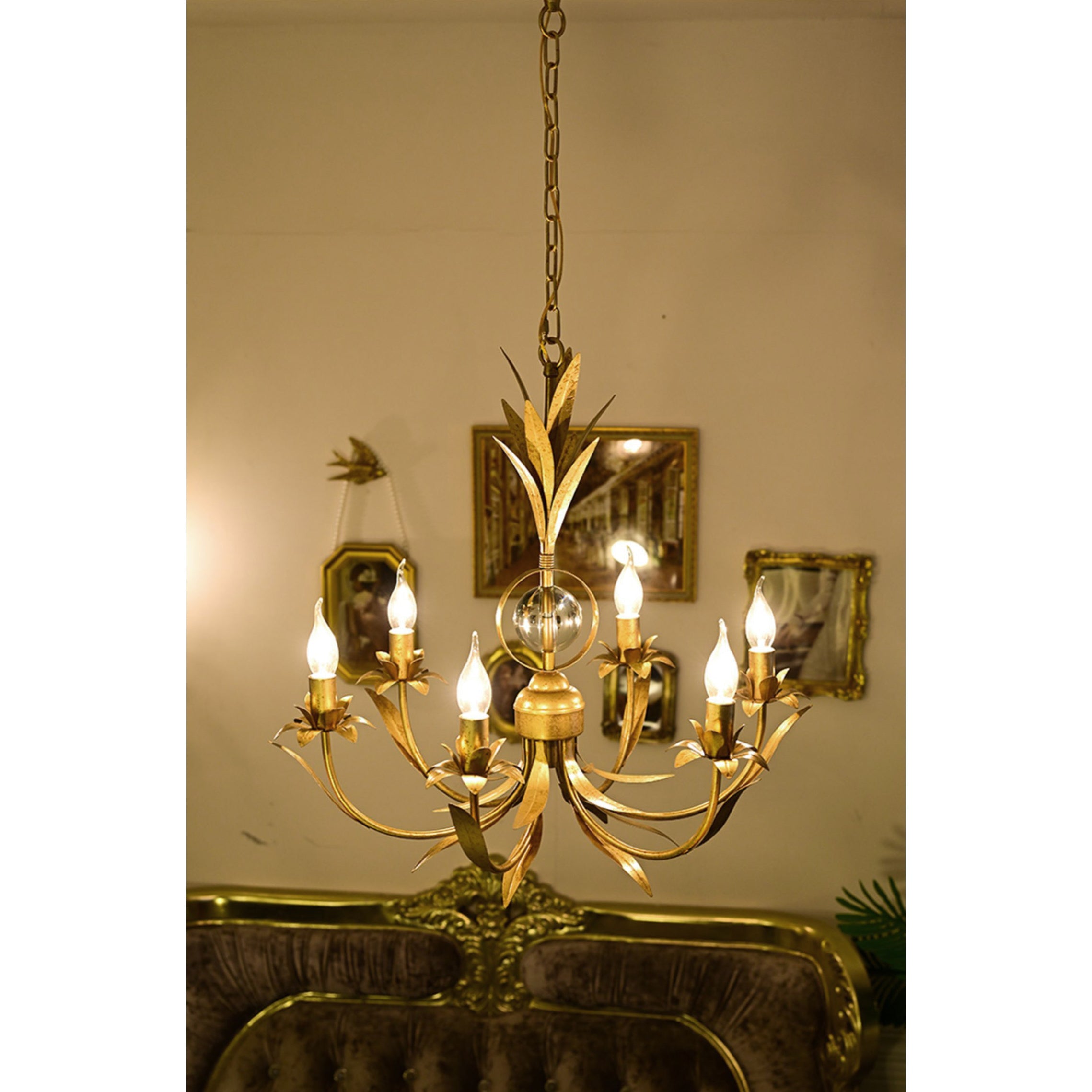 Zamarir Vintage Industrial 6-Light Chandelier - Letslighting