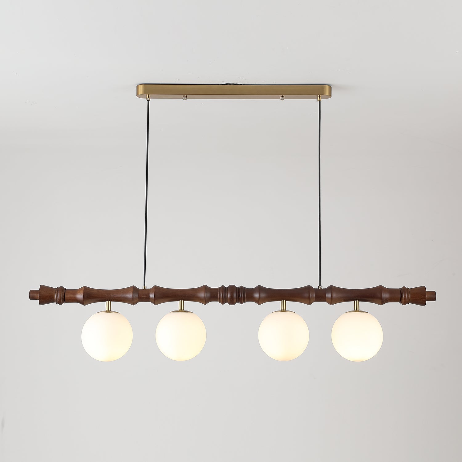 Bivio Wooden Pendant Light - Letslighting