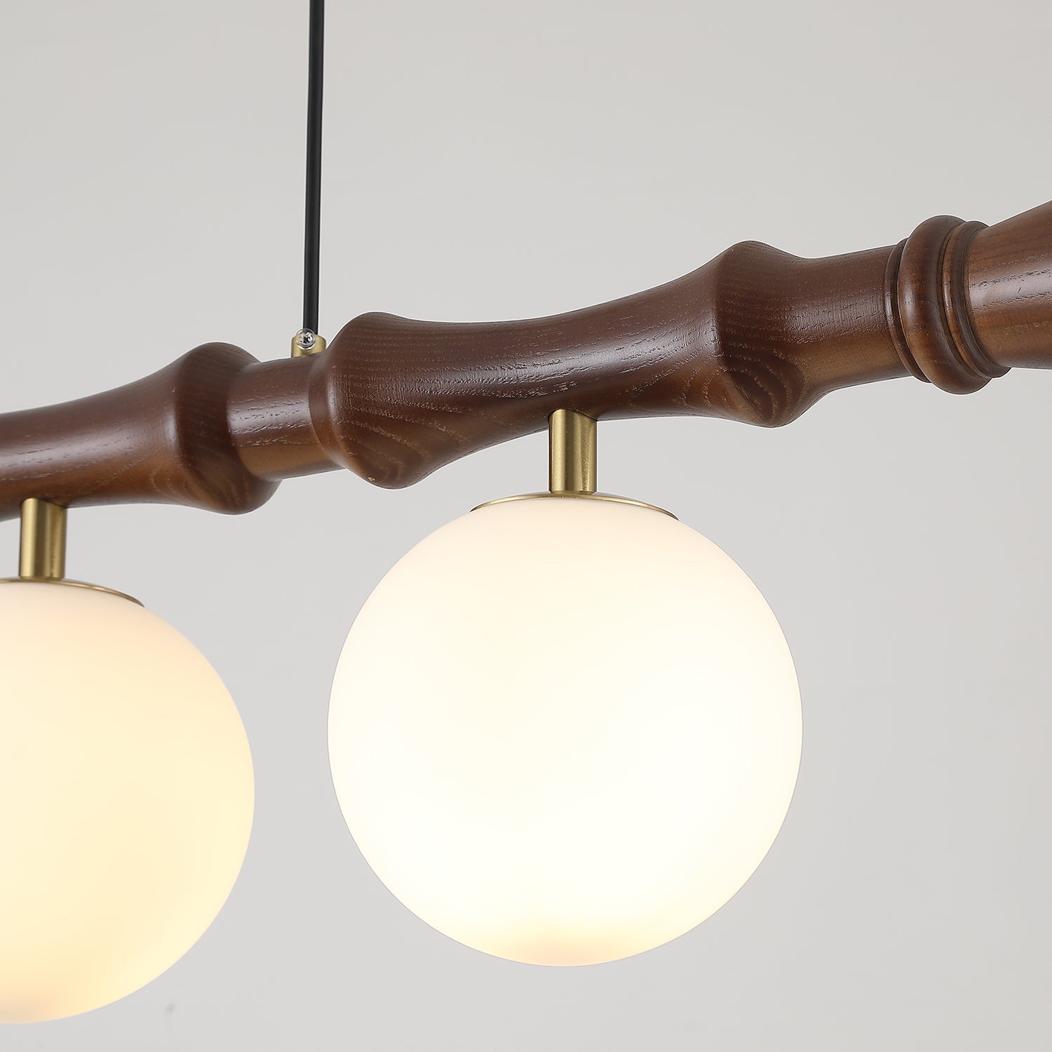 Bivio Wooden Pendant Light - Letslighting