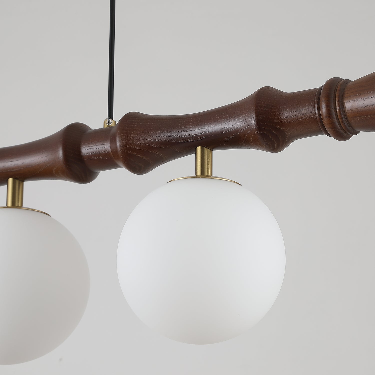 Bivio Wooden Pendant Light - Letslighting