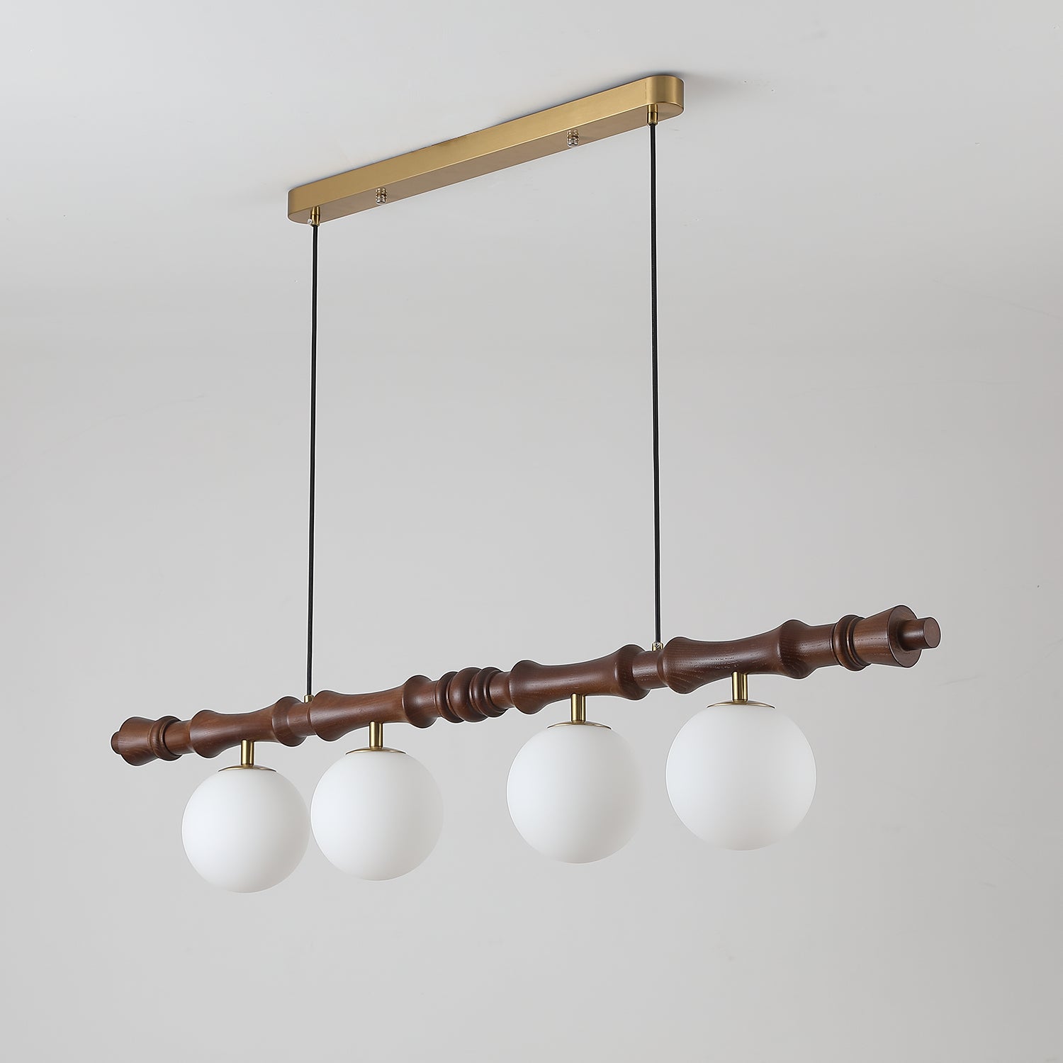 Bivio Wooden Pendant Light - Letslighting