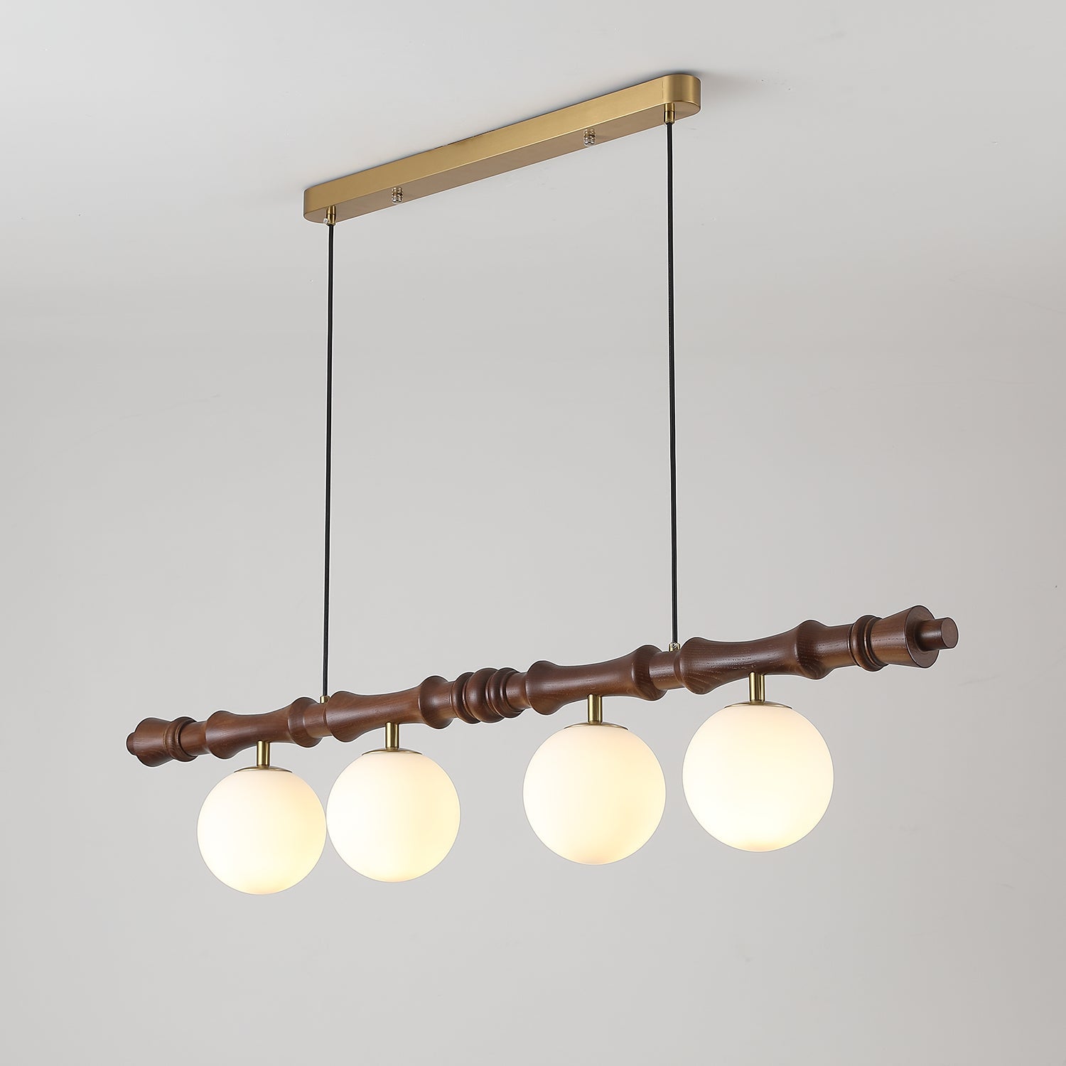 Bivio Wooden Pendant Light - Letslighting