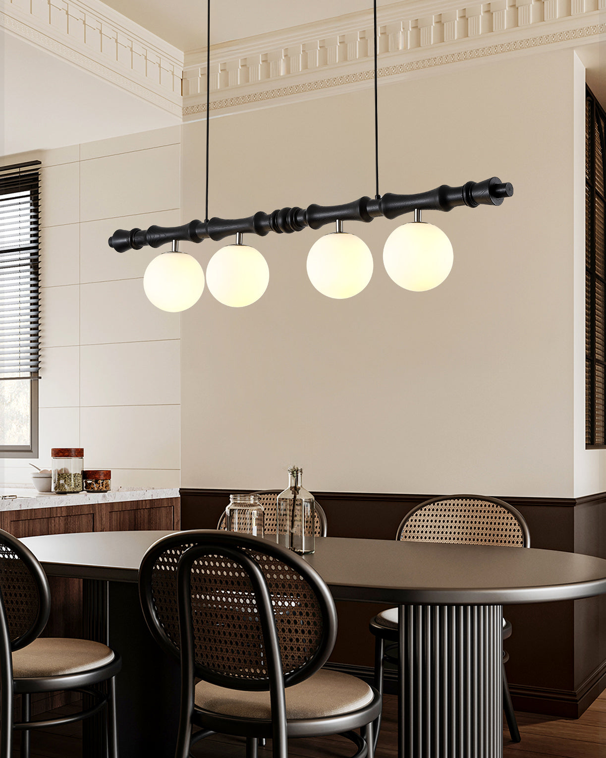 Bivio Wooden Pendant Light - Letslighting