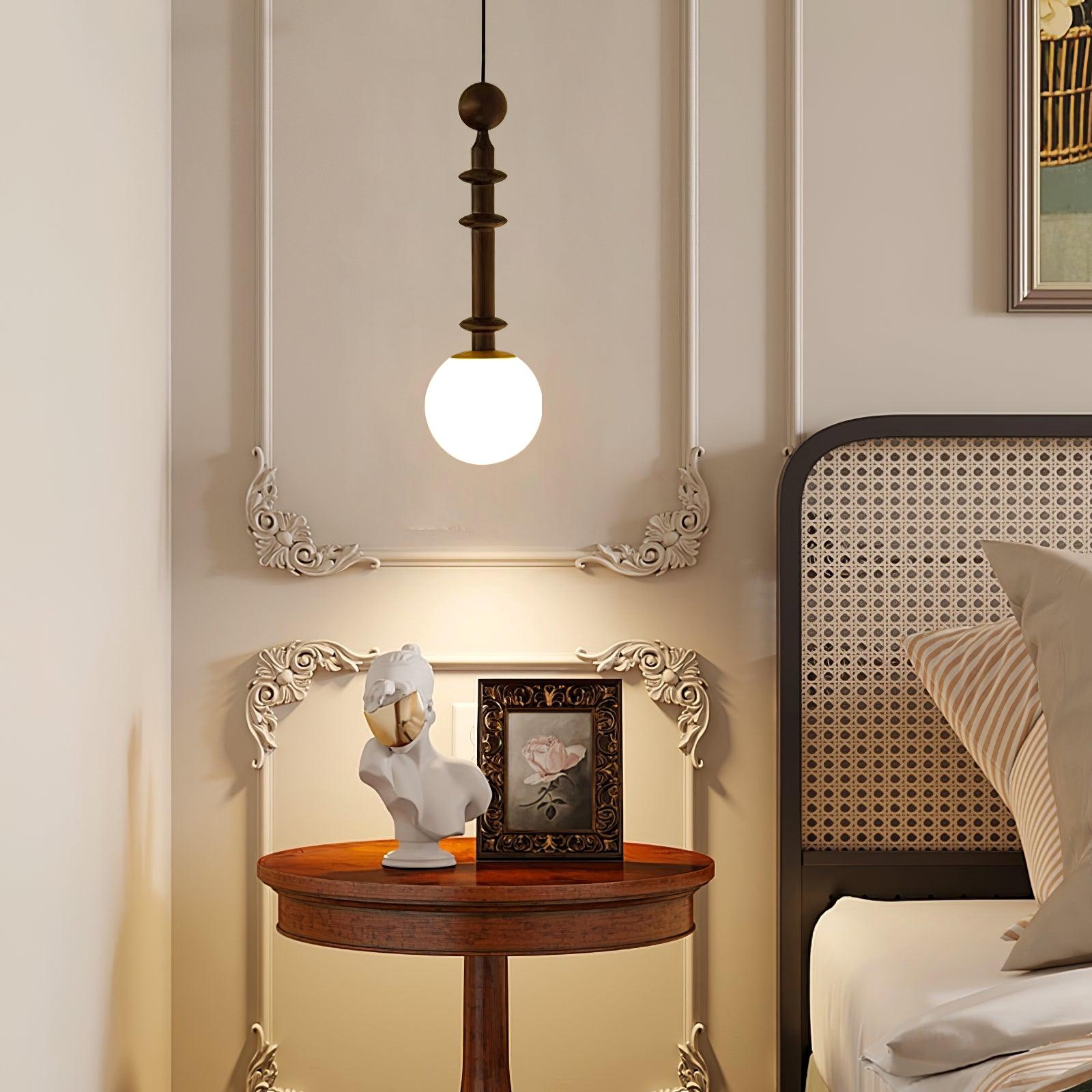 Vesera Wood Industrial Pendant Light - Letslighting