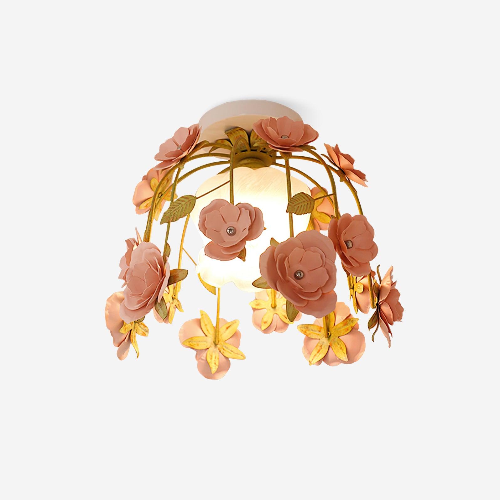 Ceiling Light Canopy Floral Blossom Romantic Ambience - Letslighting
