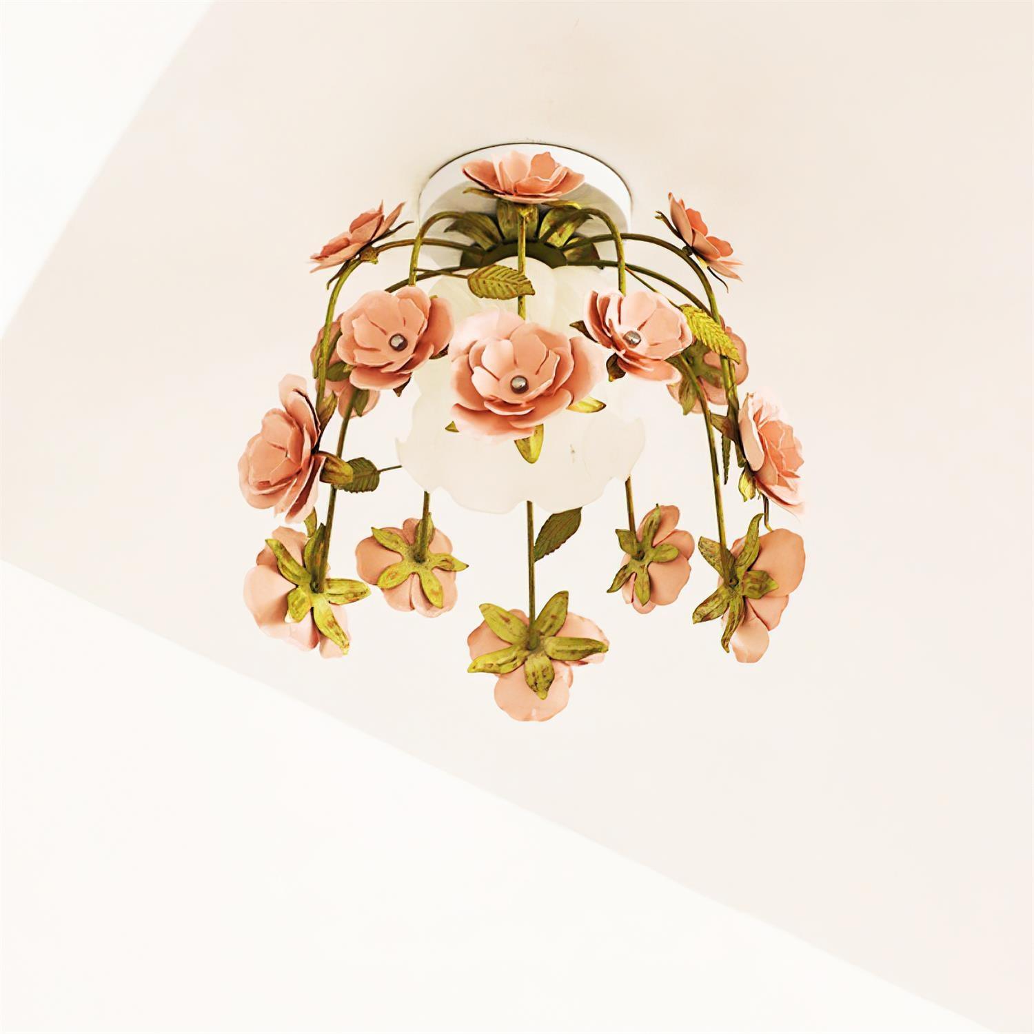 Ceiling Light Canopy Floral Blossom Romantic Ambience - Letslighting