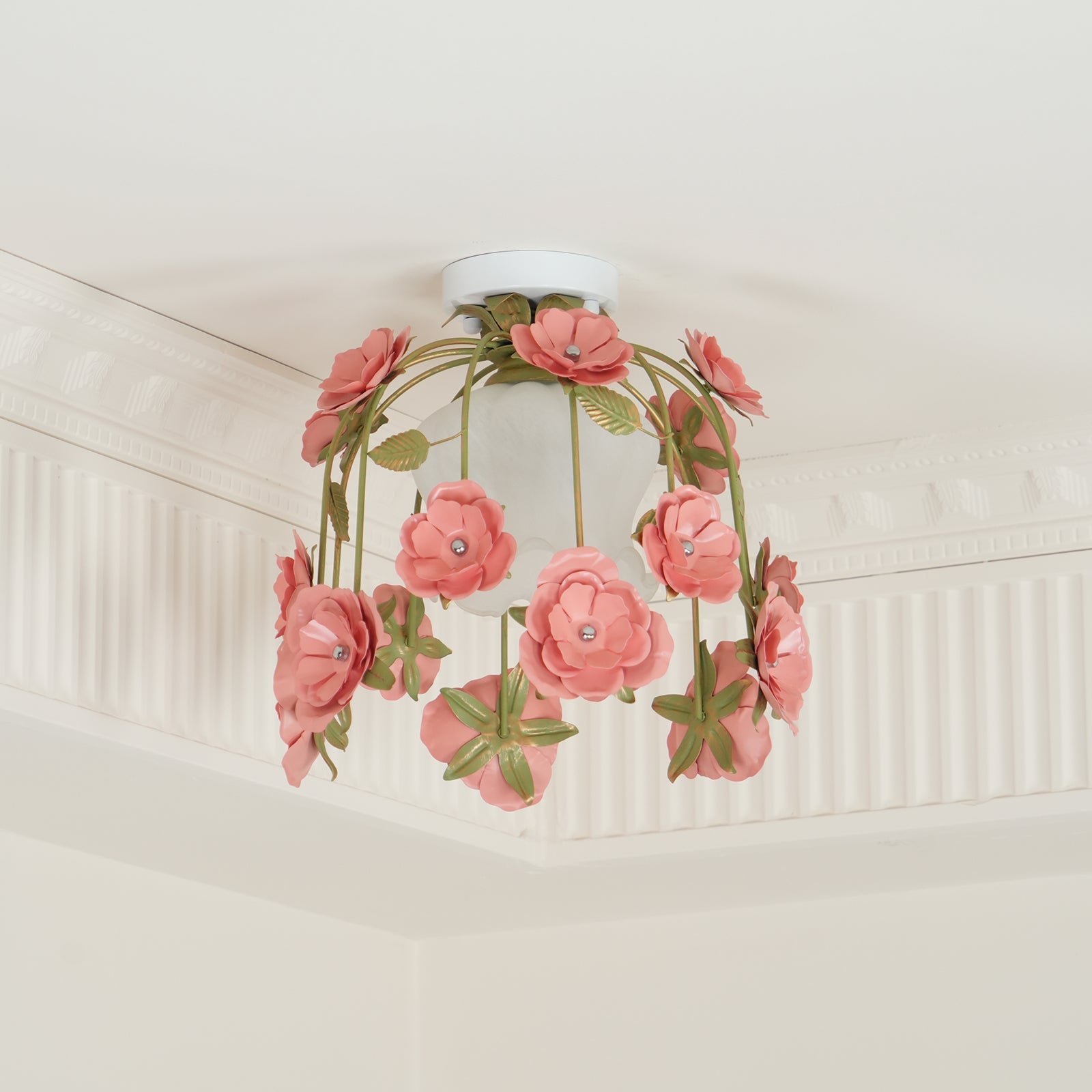 Ceiling Light Canopy Floral Blossom Romantic Ambience - Letslighting