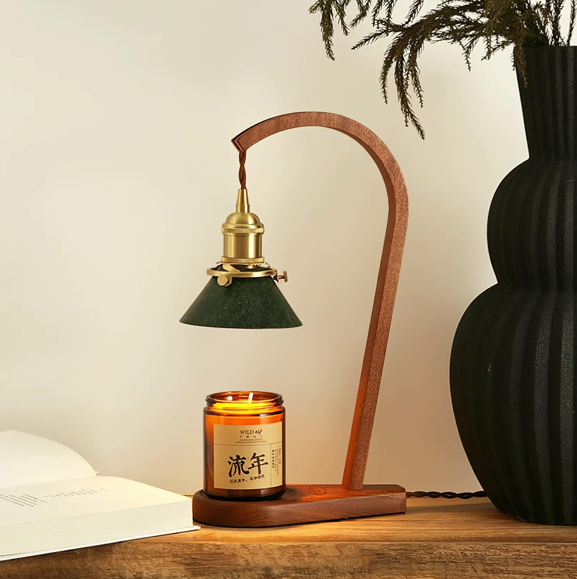Luxen Wood Mid-Century Modern Table Lamp - Letslighting