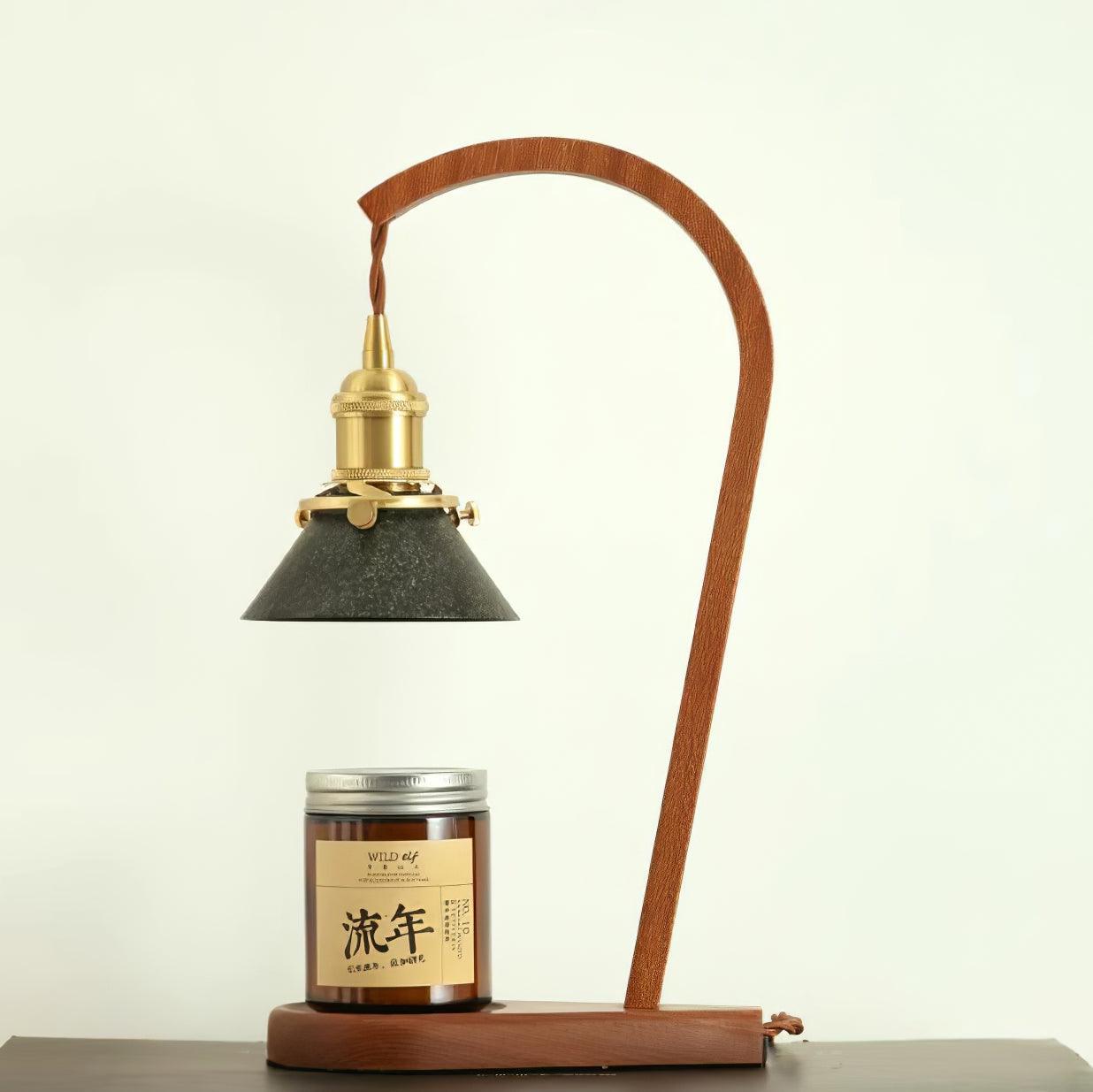 Luxen Wood Mid-Century Modern Table Lamp - Letslighting