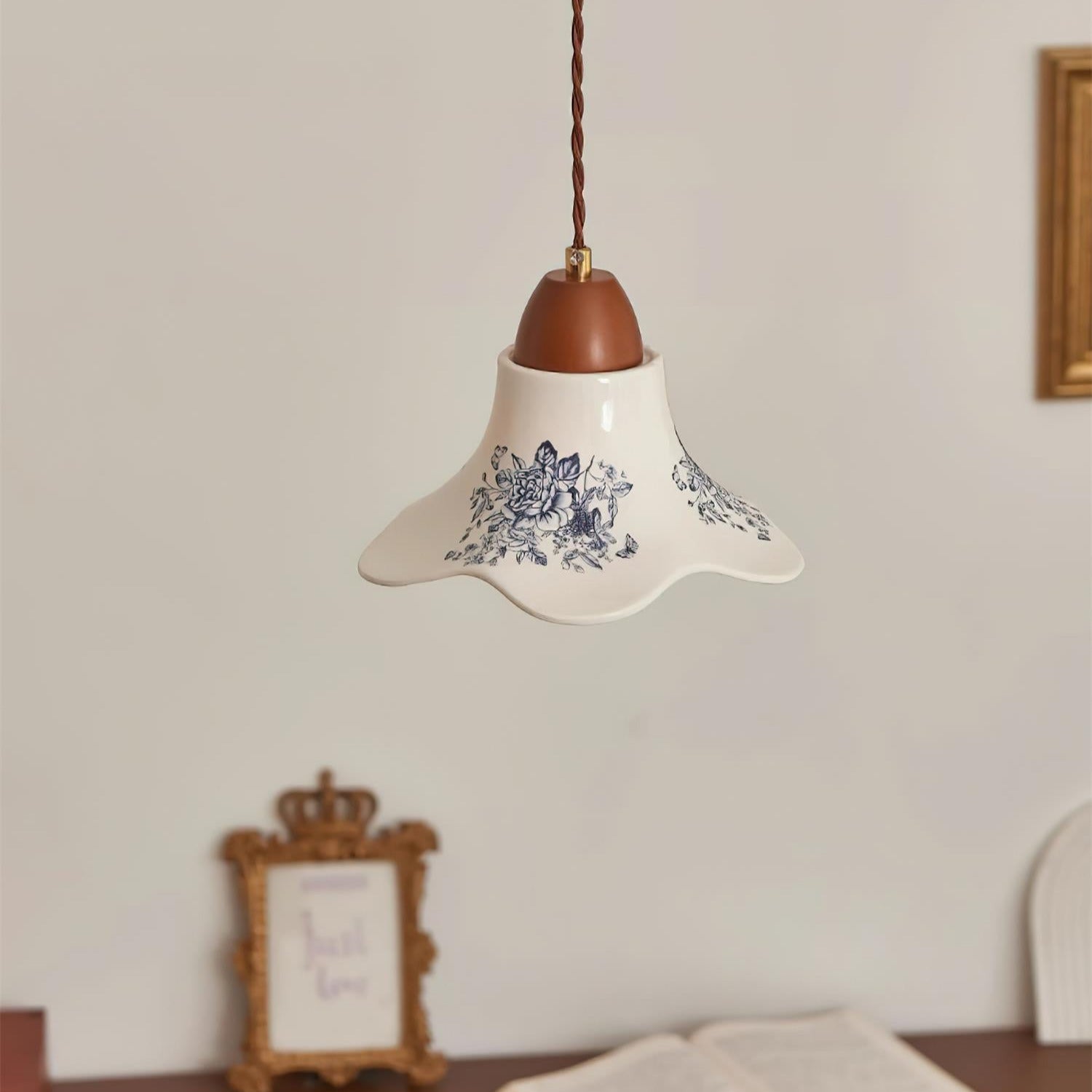 Olivia Ceramics Pendant Lights Flower-shaped - Letslighting