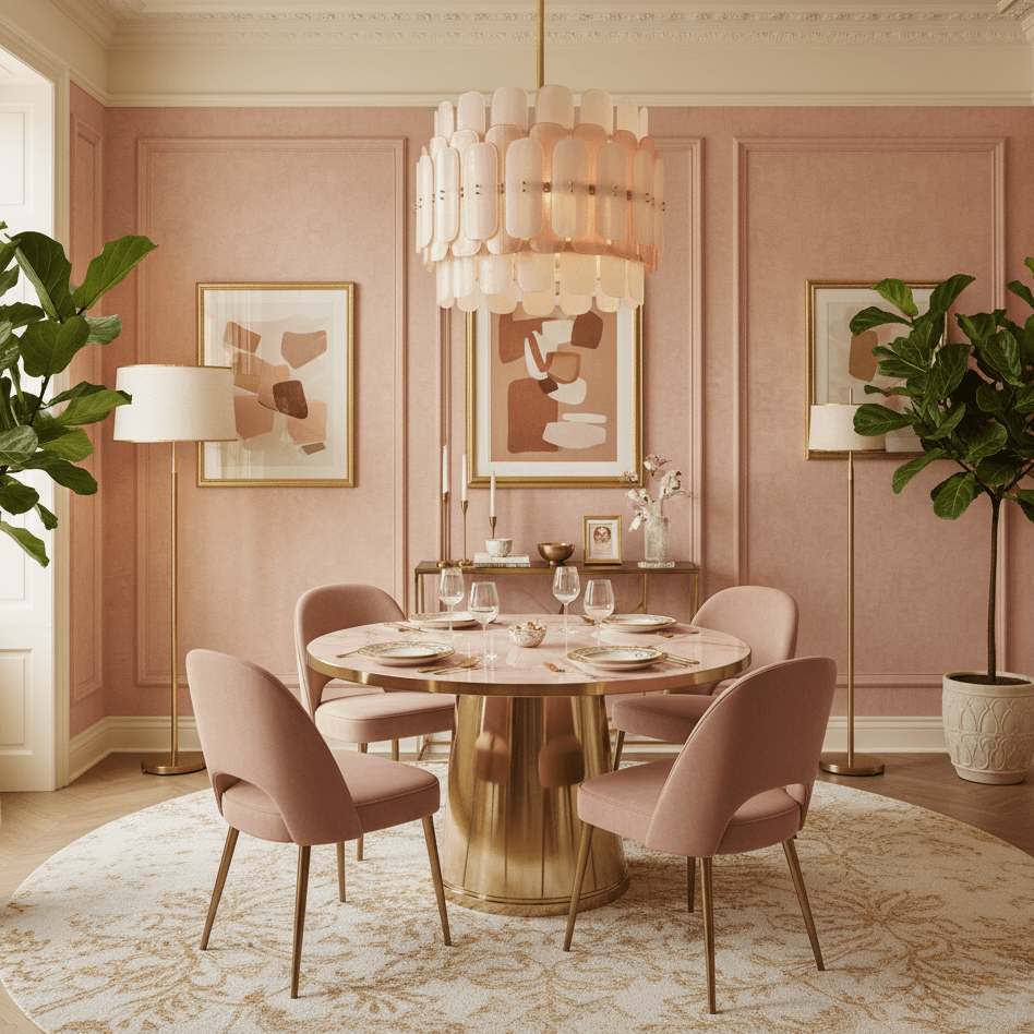 Rosalinne Modern Iron & Glass Chandelier