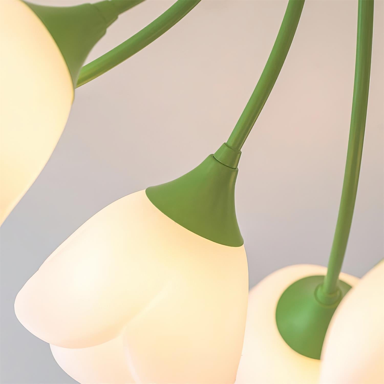 Rose Ceiling Lamp Floral Shade Romantic Glow - Letslighting