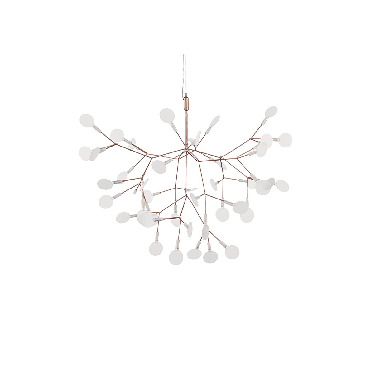 Lustra Chandelier Rose Gold Firefly LED Branch - Letslighting