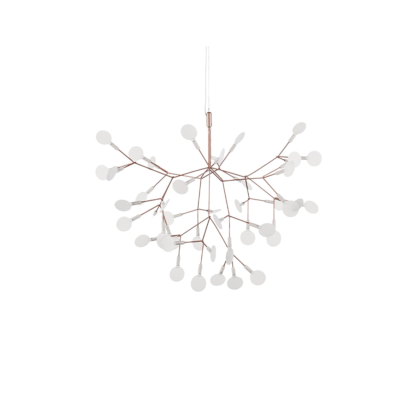 Lustra Chandelier Rose Gold Firefly LED Branch - Letslighting