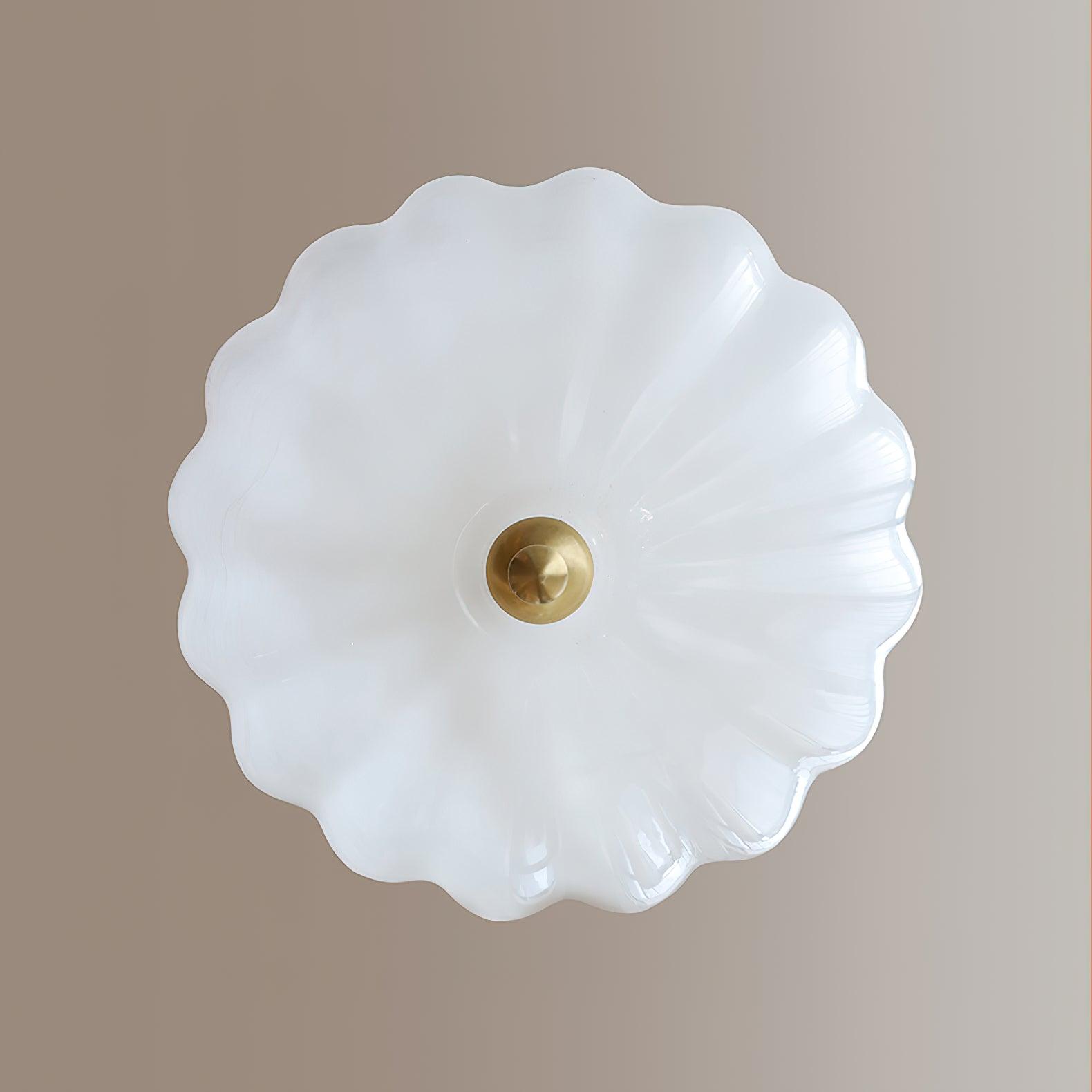 Lustra Chandelier Glass Bowl Brass Chain - Letslighting